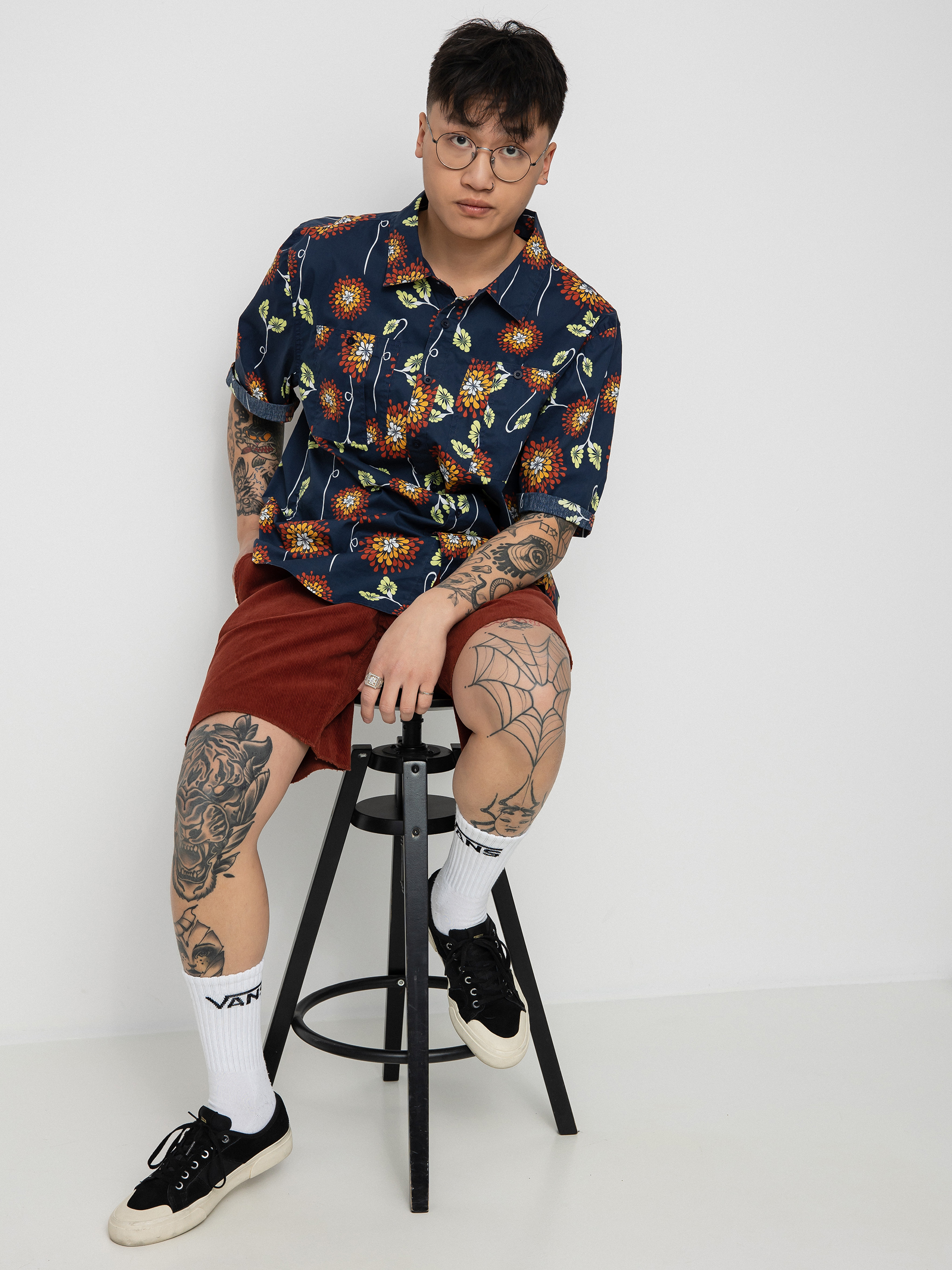 Košile Brixton Charter X (navy)