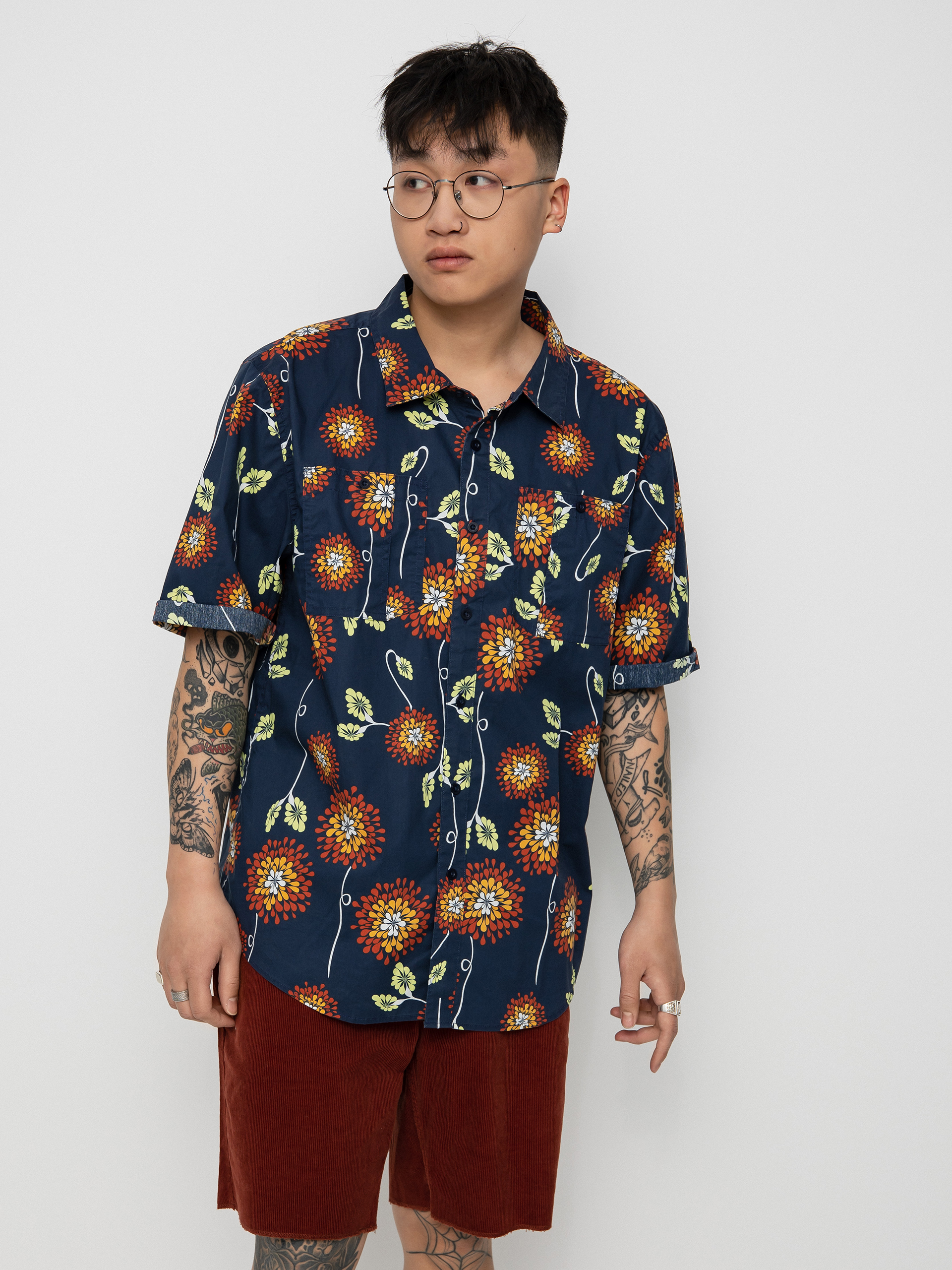 Košile Brixton Charter X (navy)