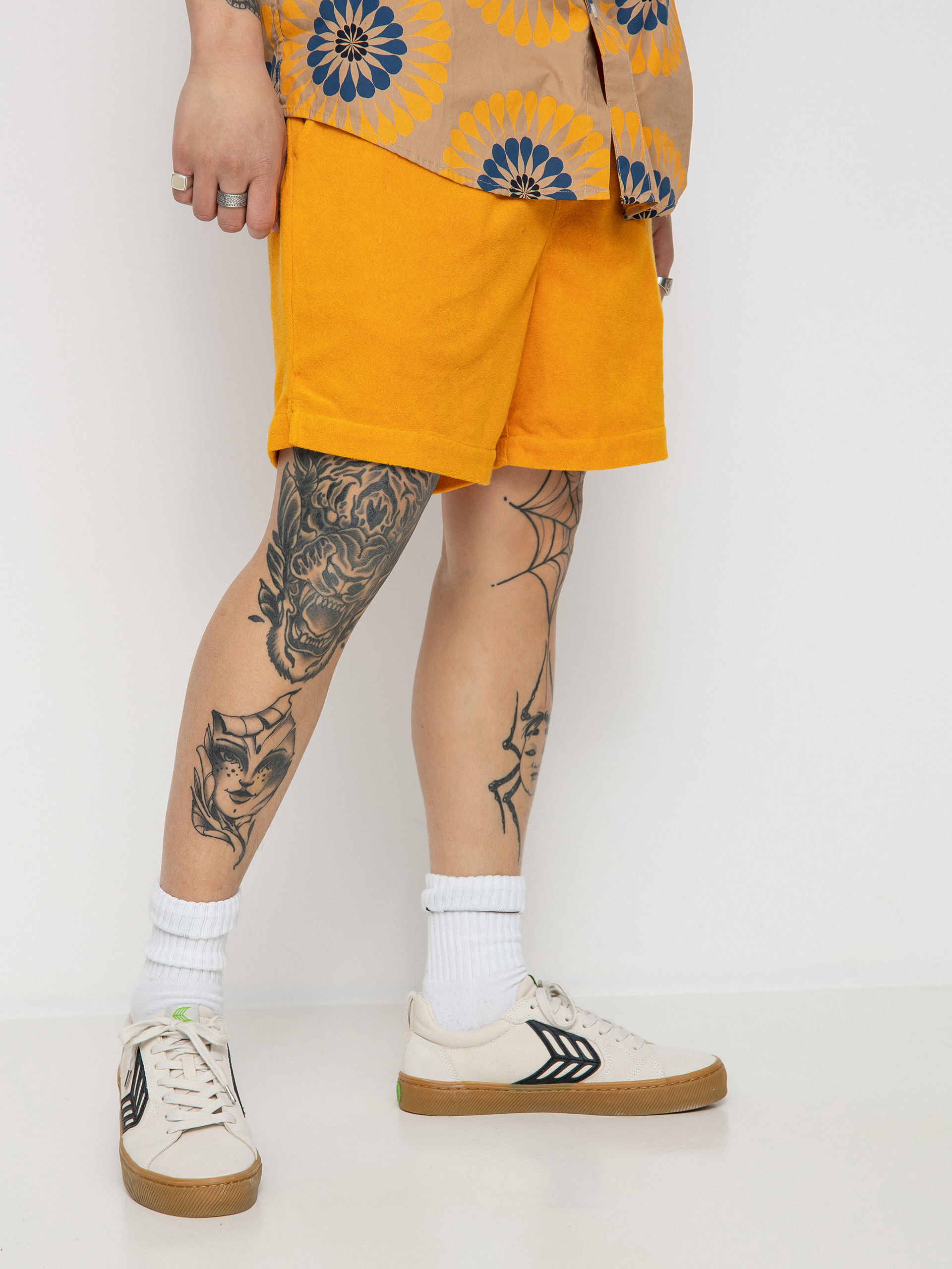 Kraťasy Brixton Pacific Reserve Terry Cloth Sh (golden glow)