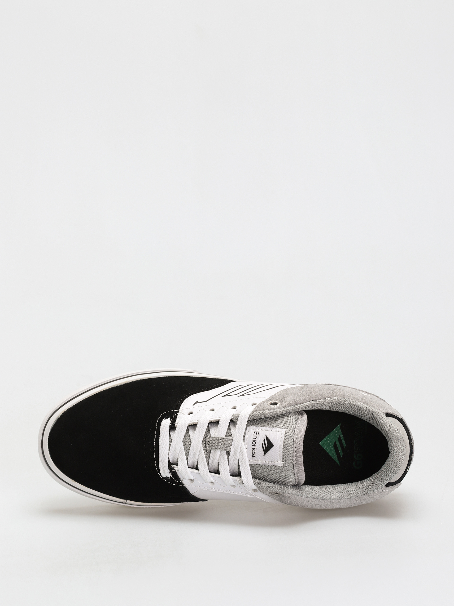 Boty Emerica The Low Vulc (black/white/grey)