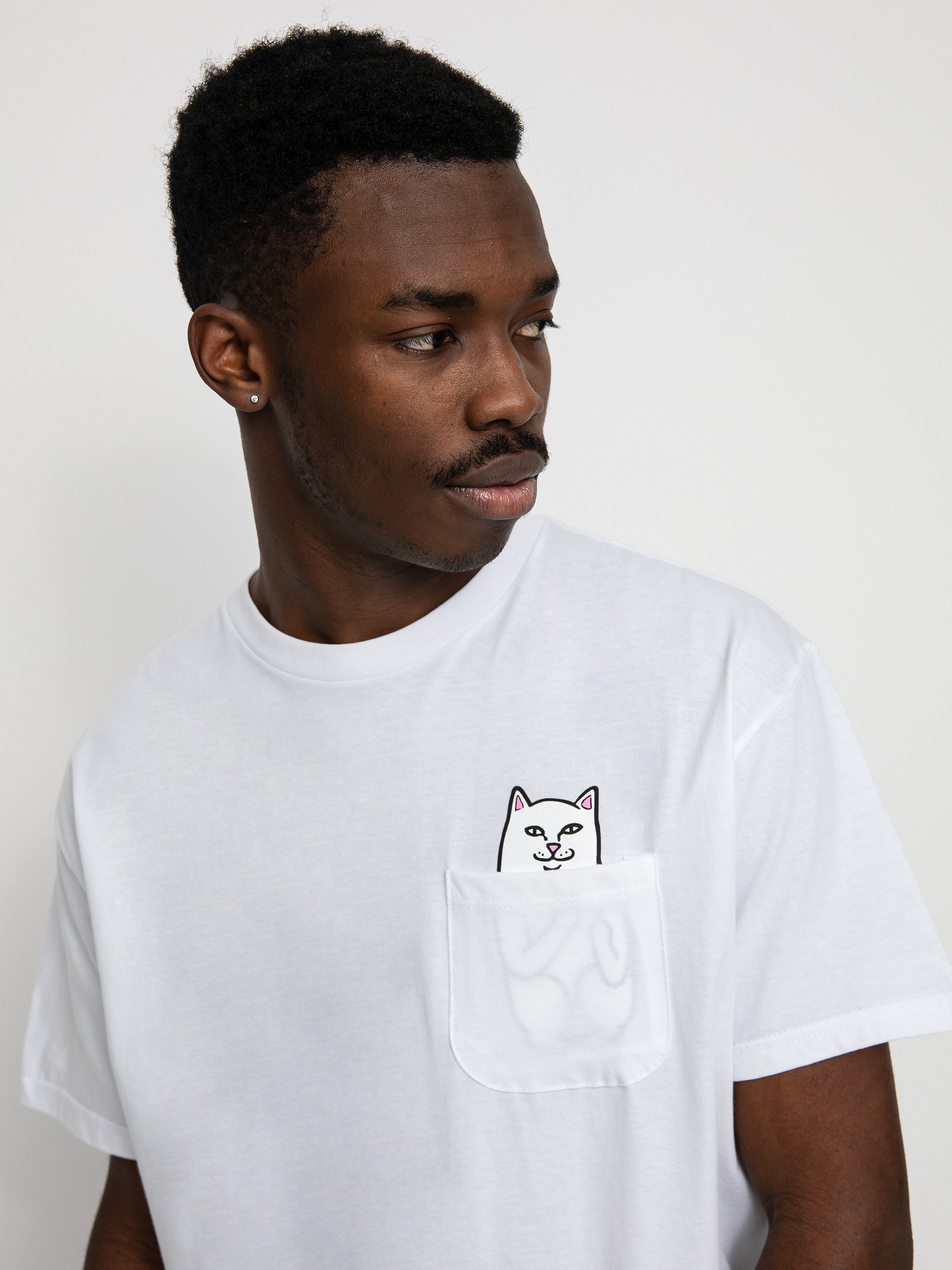 Tričko RipNDip Lord Nermal (white)