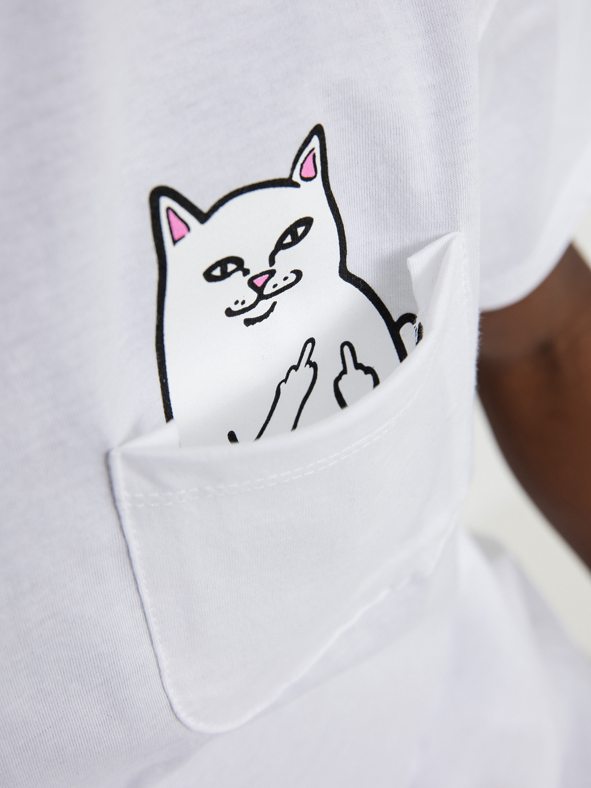 Tričko RipNDip Lord Nermal (white)