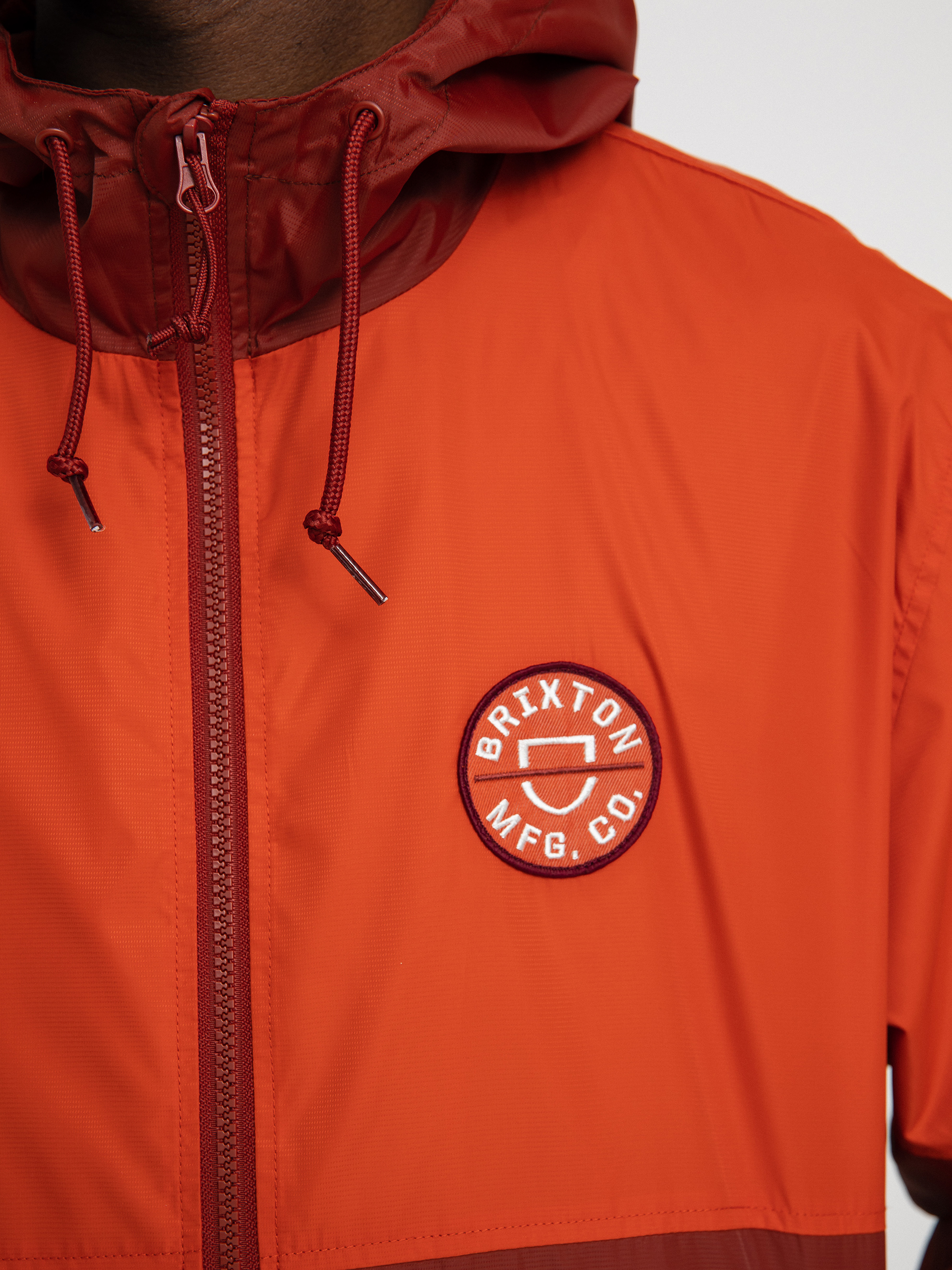 Bunda Brixton Claxton Crest Lw Zip HD (phoenix orange/dark brick)