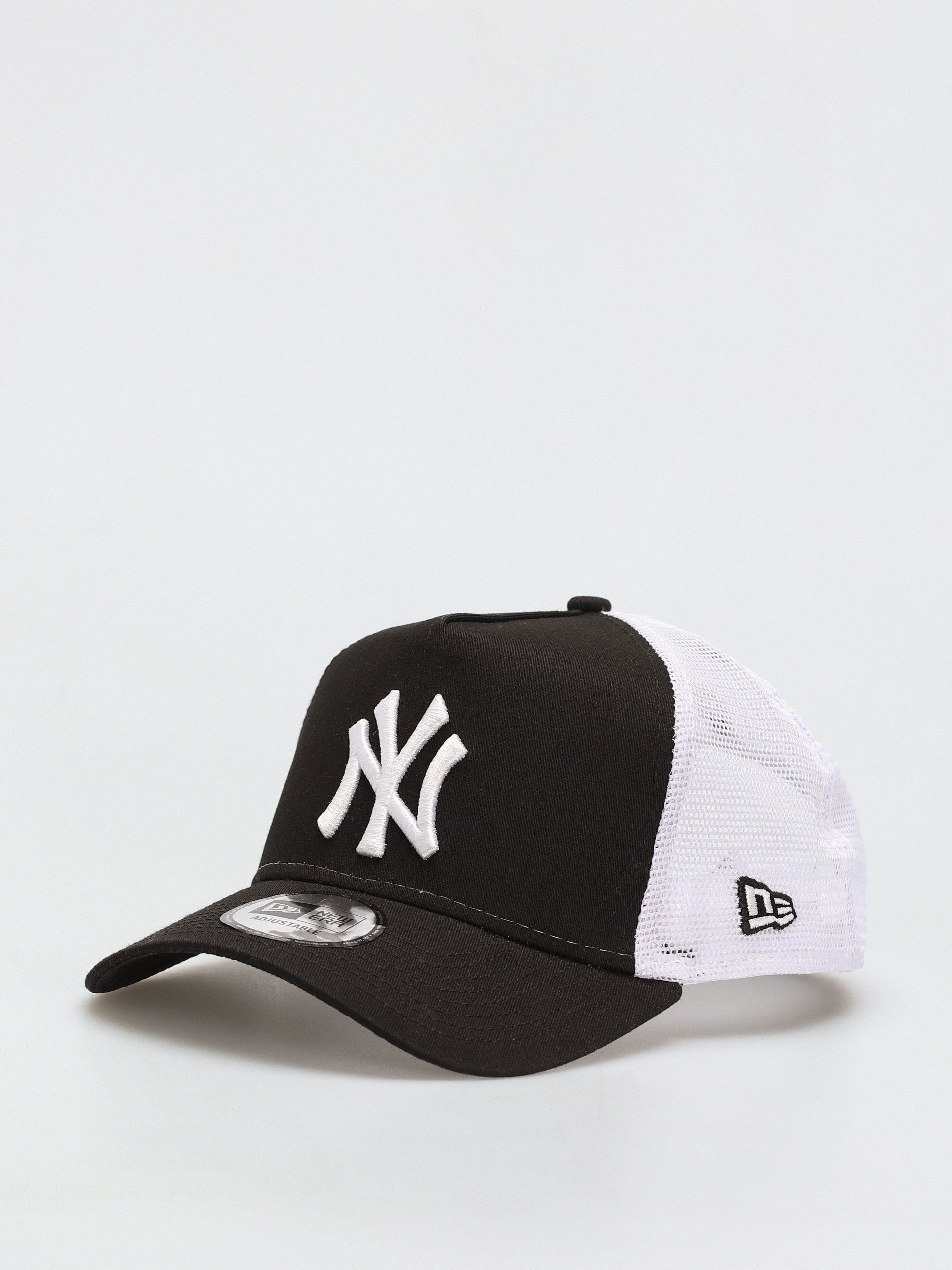 Kšiltovka  New Era Clean Trucker New York Yankees ZD (black/white)