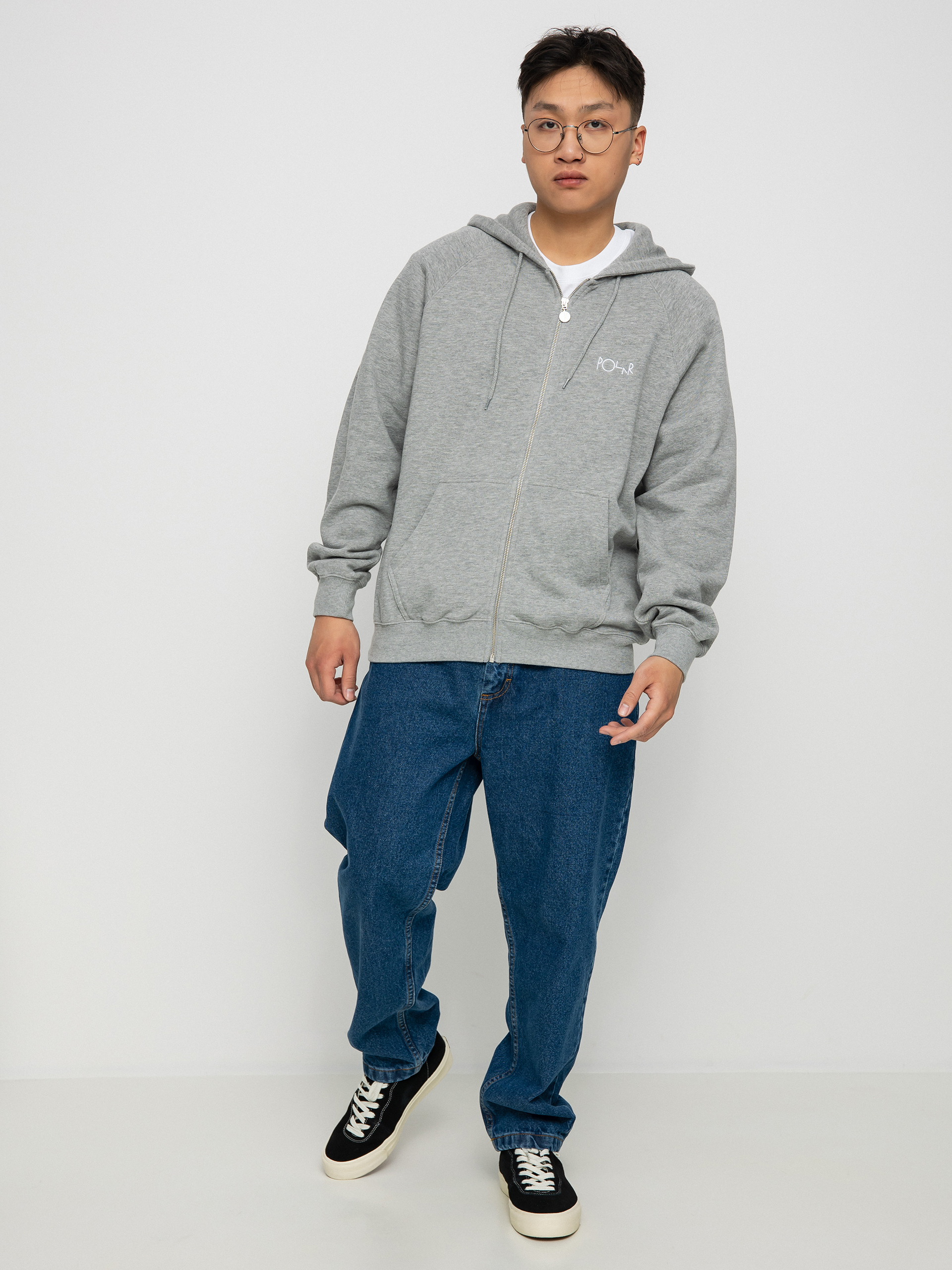 Mikina s kapucí Polar Skate Default ZHD (heather grey)