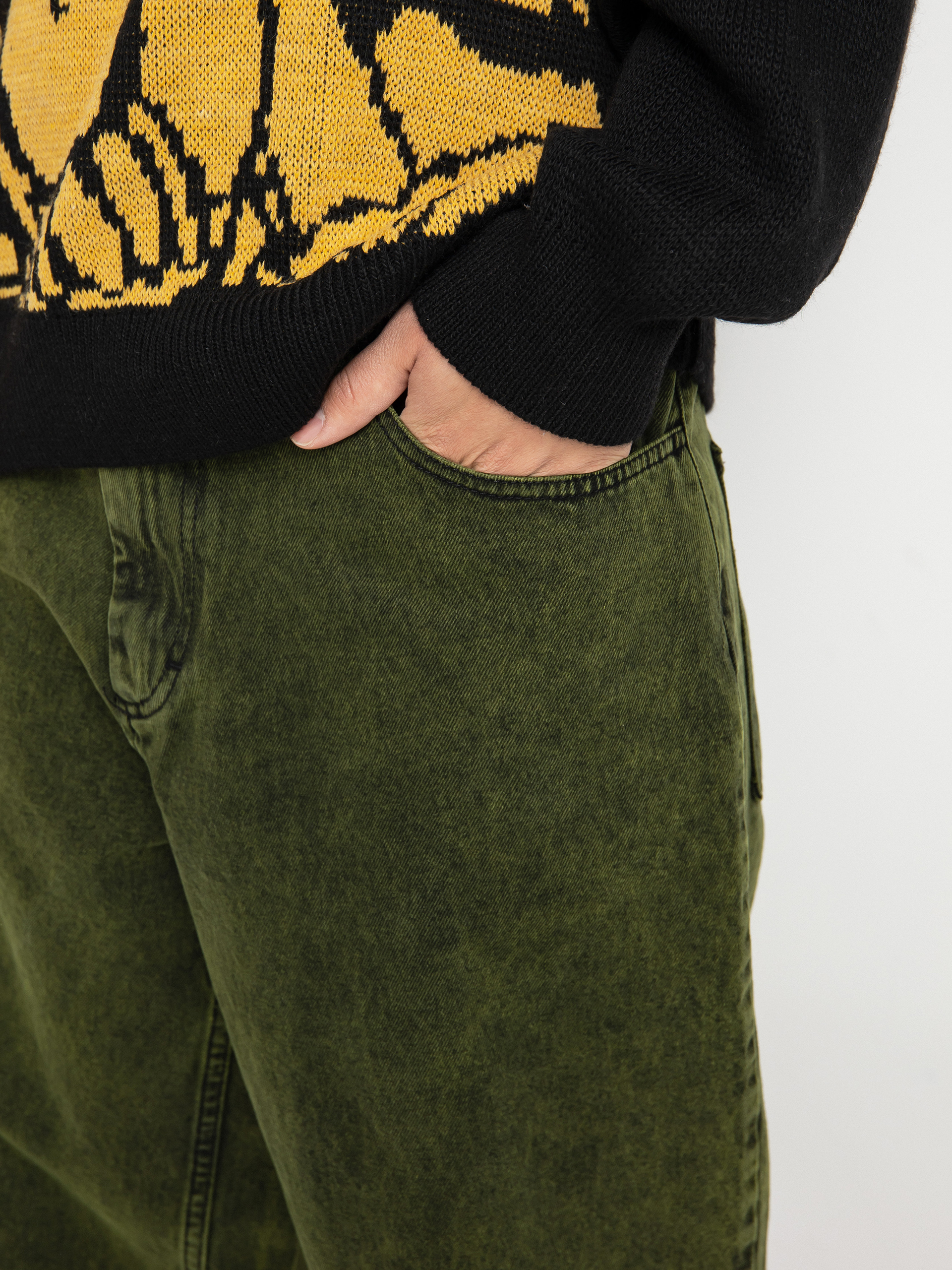 Kalhoty Polar Skate Big Boy (greenblack)