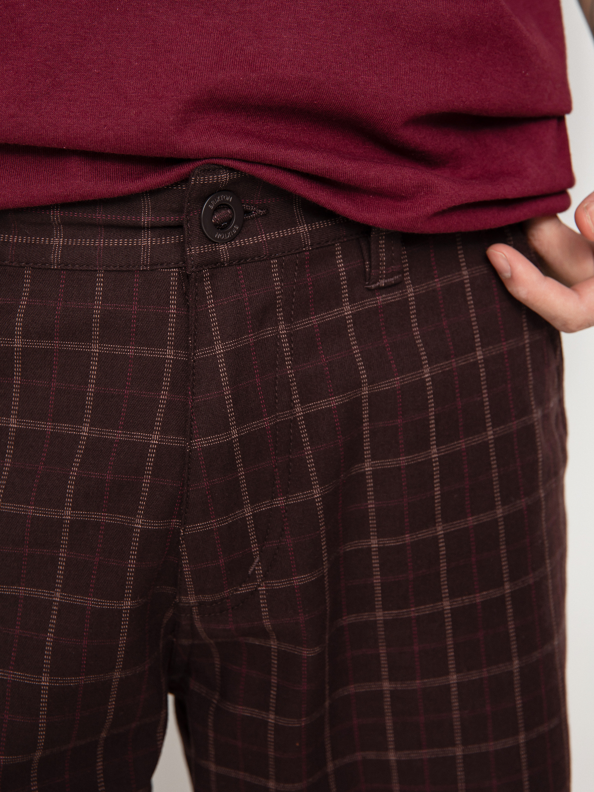 Kraťasy Brixton Choice Chino (fudge)