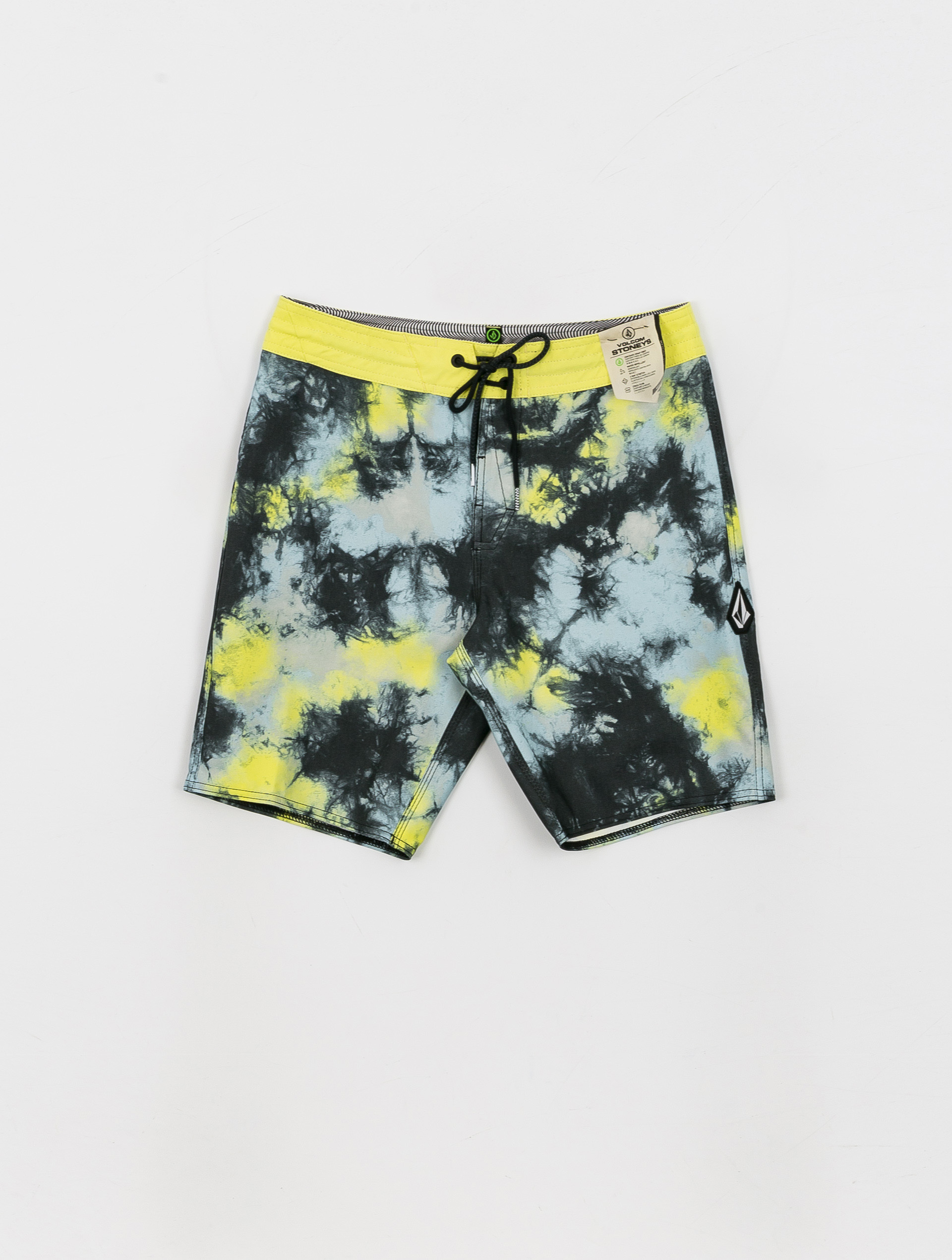 Plážové kraťasy Volcom Saturate Stoney 19 (lime tie dye)