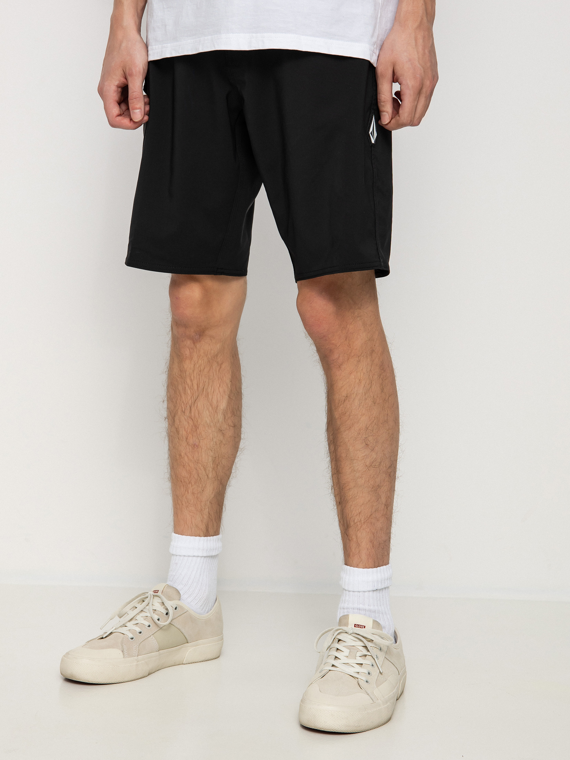 Plážové kraťasy Volcom Lido Solid Mod 20 (black)