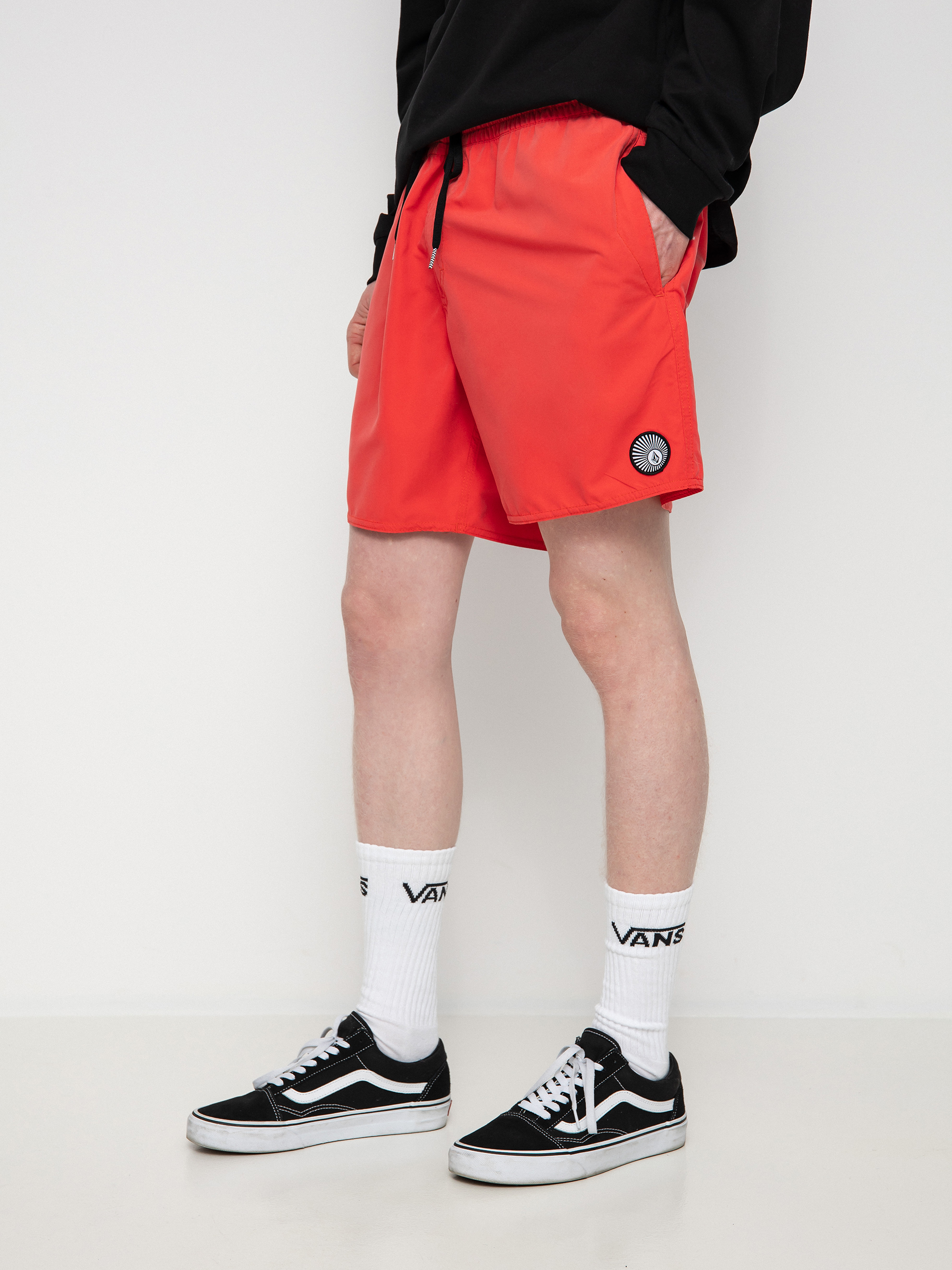 Plážové kraťasy Volcom Lido Solid Trunk 16 (cayenne) 