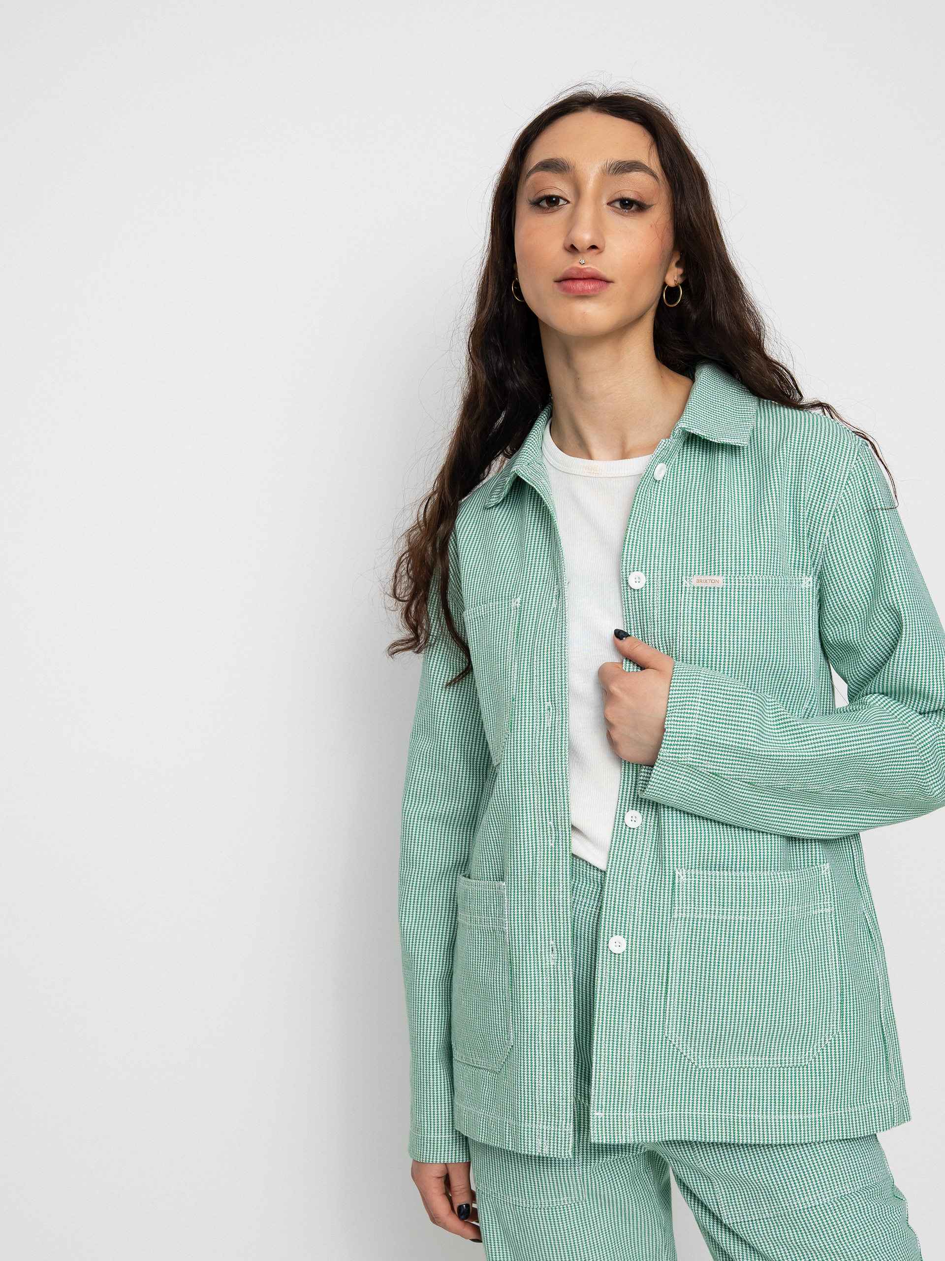 Košile Brixton Survey Chore Coat Wmn (leprechaun)