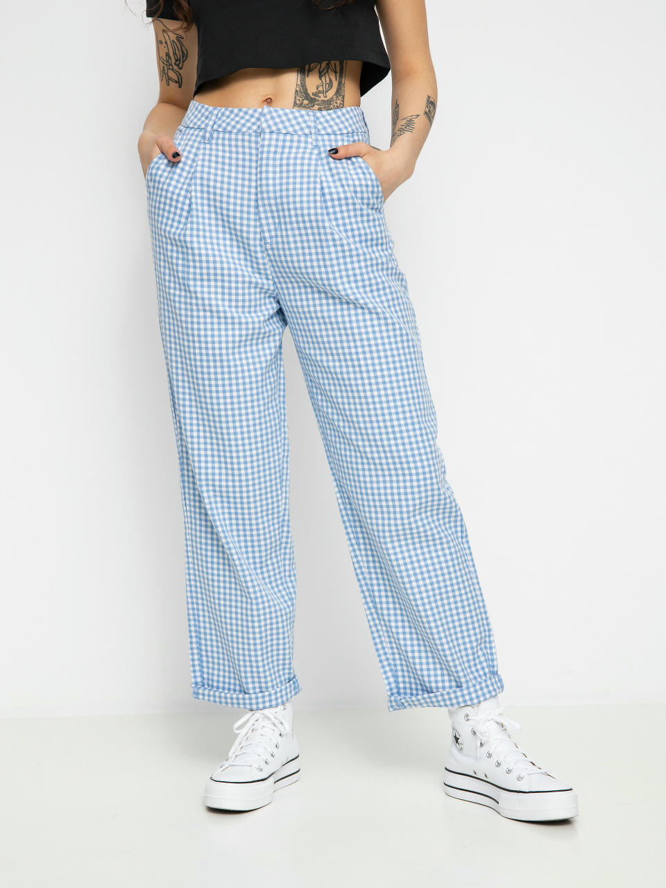 Kalhoty Brixton Victory Trouser Wmn (casa blanca blue)