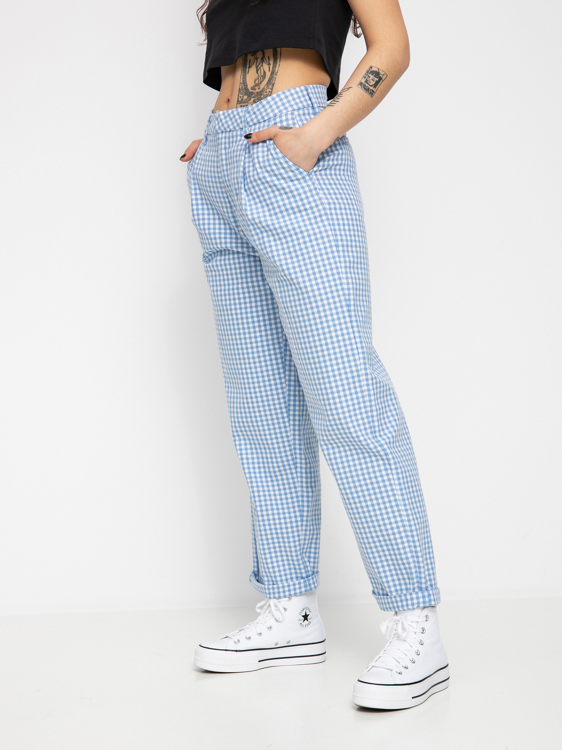 Kalhoty Brixton Victory Trouser Wmn (casa blanca blue)