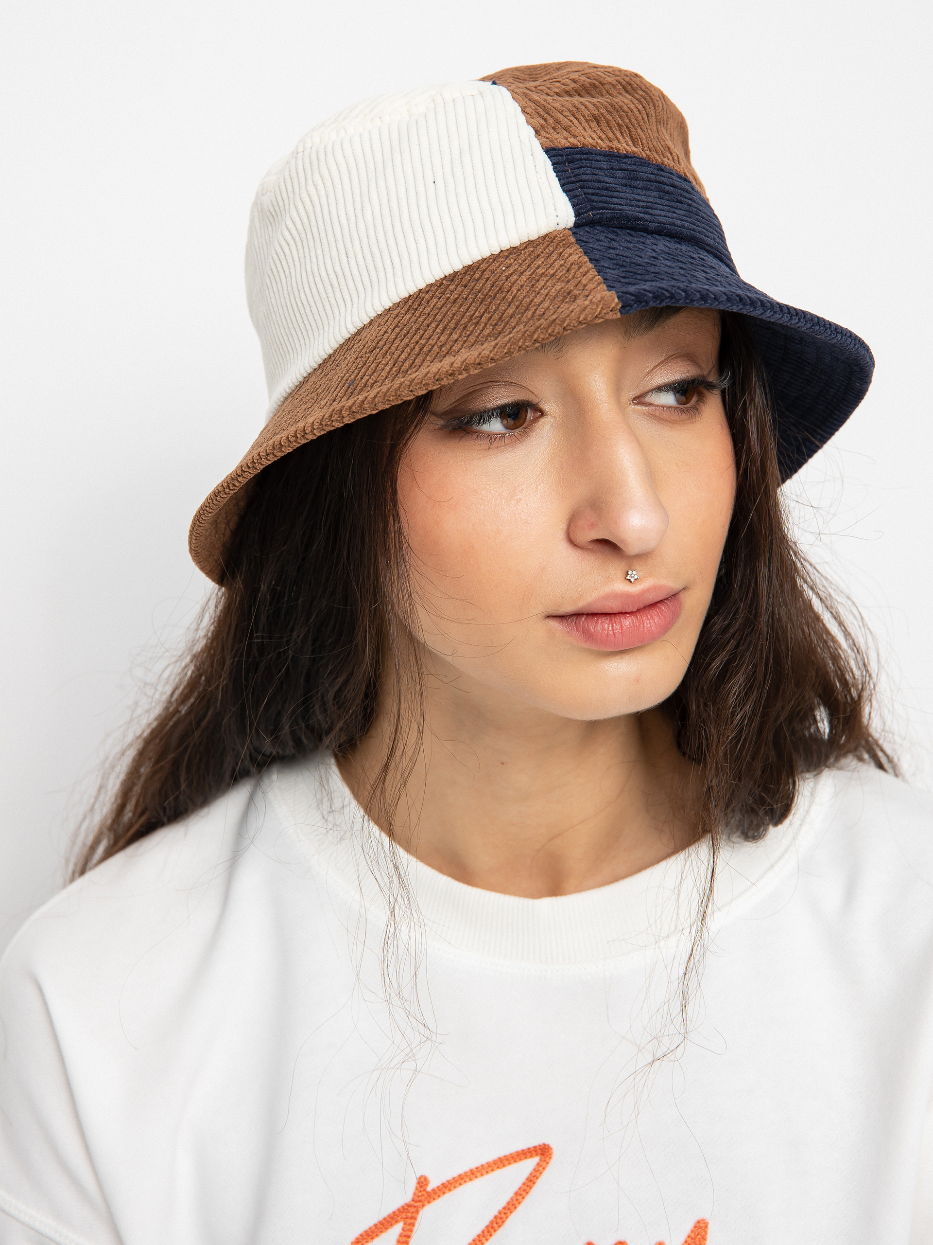 Klobouk Brixton Gramercy Packable Bucket Hat (navy/hide)
