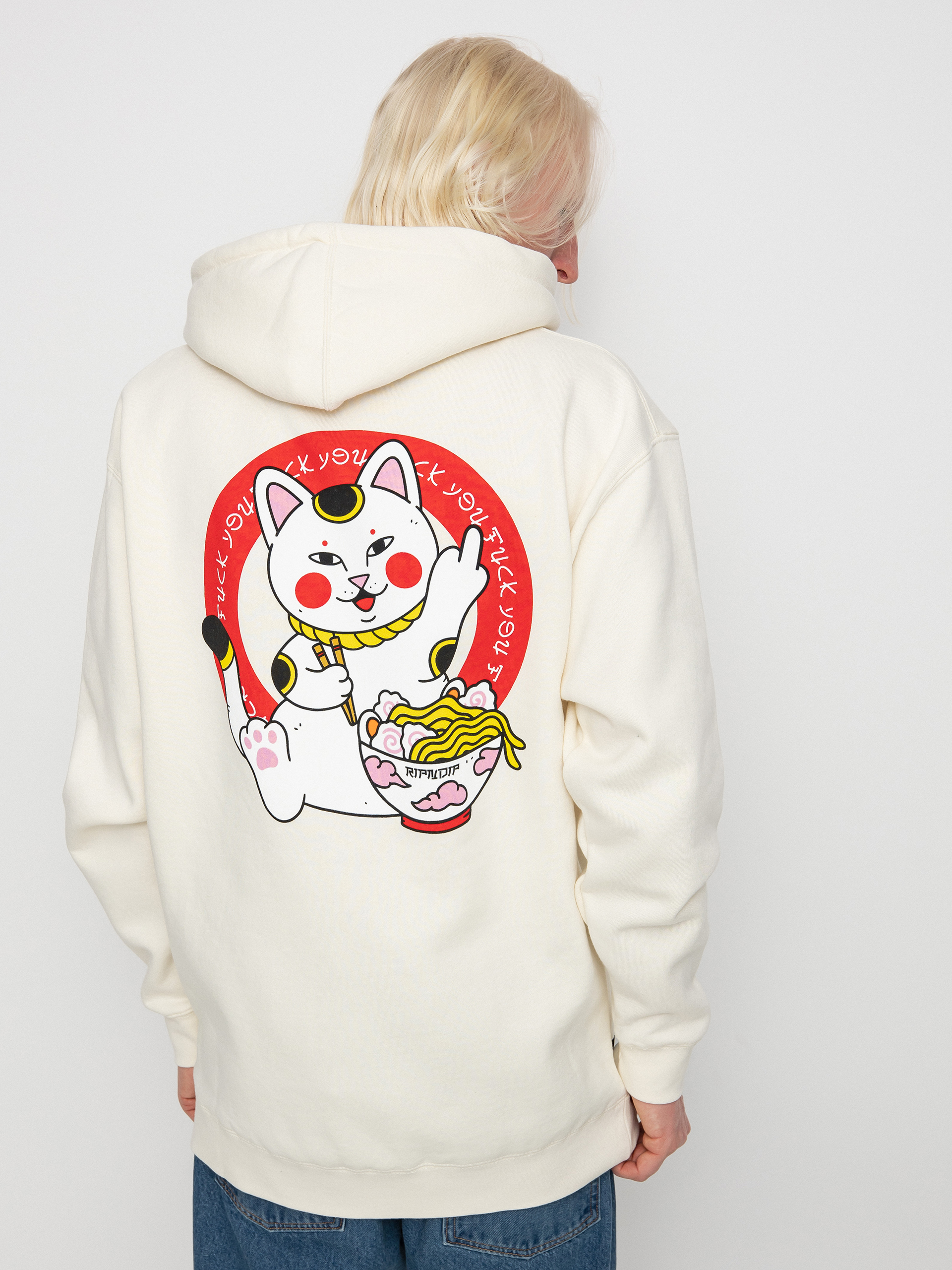 Mikina s kapucí RipNDip Lucky Nerm HD (natural)