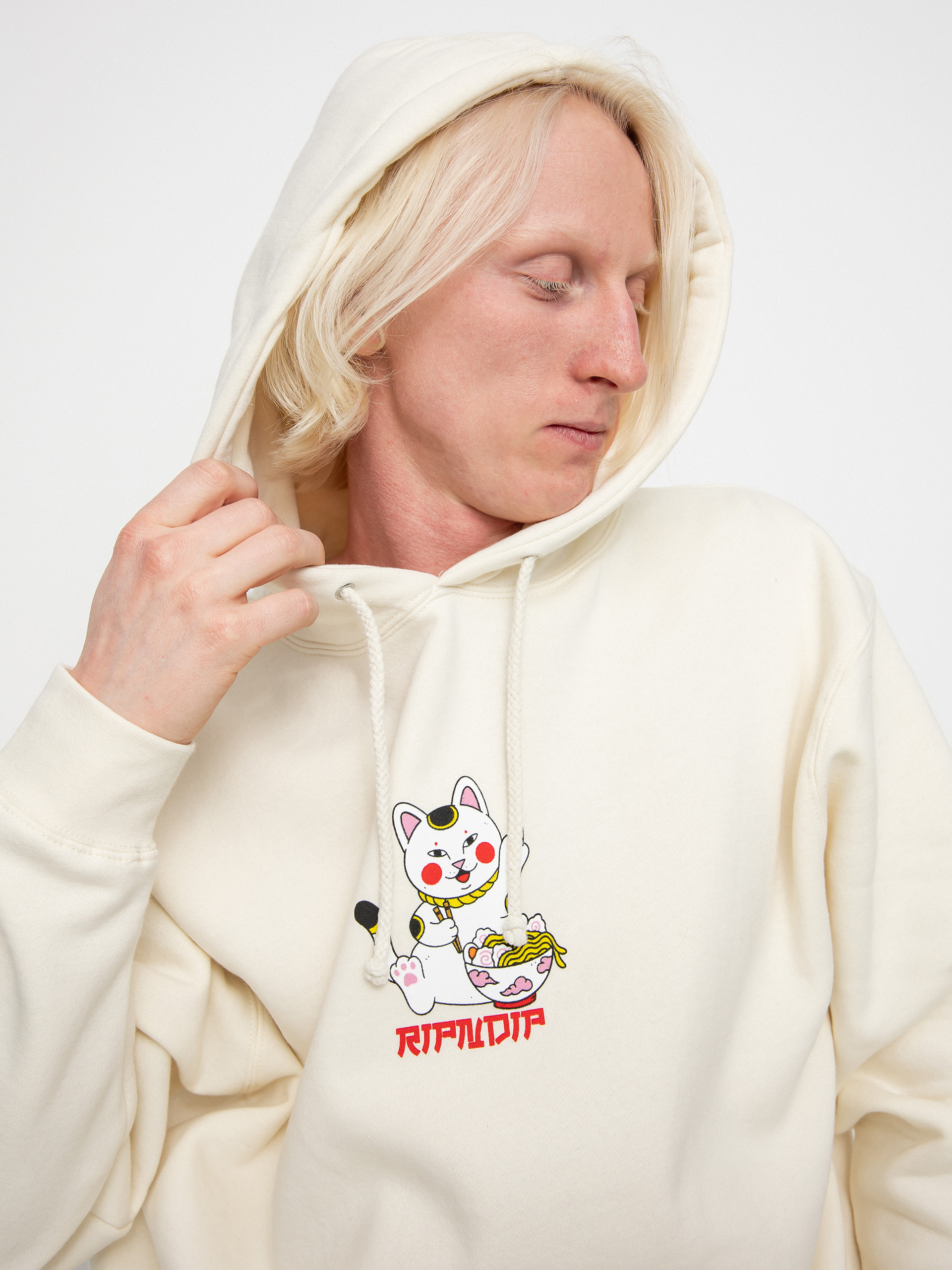 Mikina s kapucí RipNDip Lucky Nerm HD (natural)