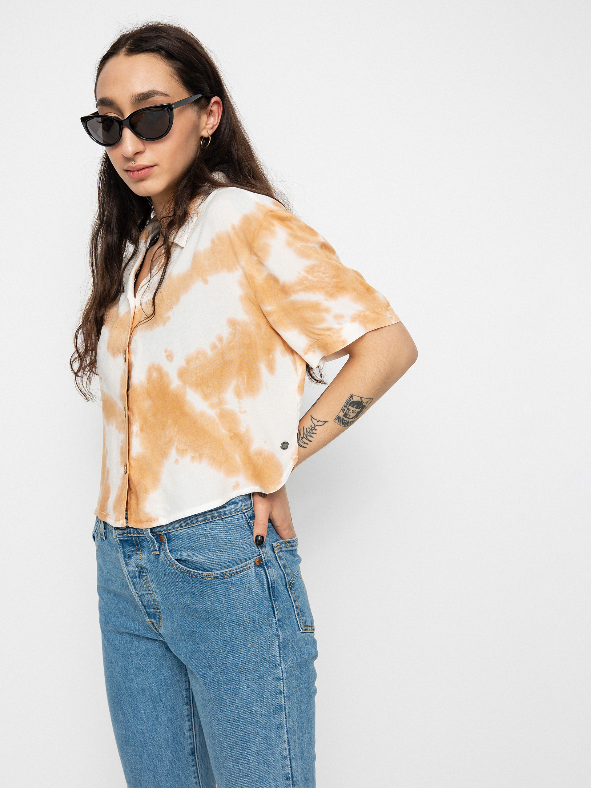 Košile Roxy Paper Day Tie Dye Wmn (toast on mars)