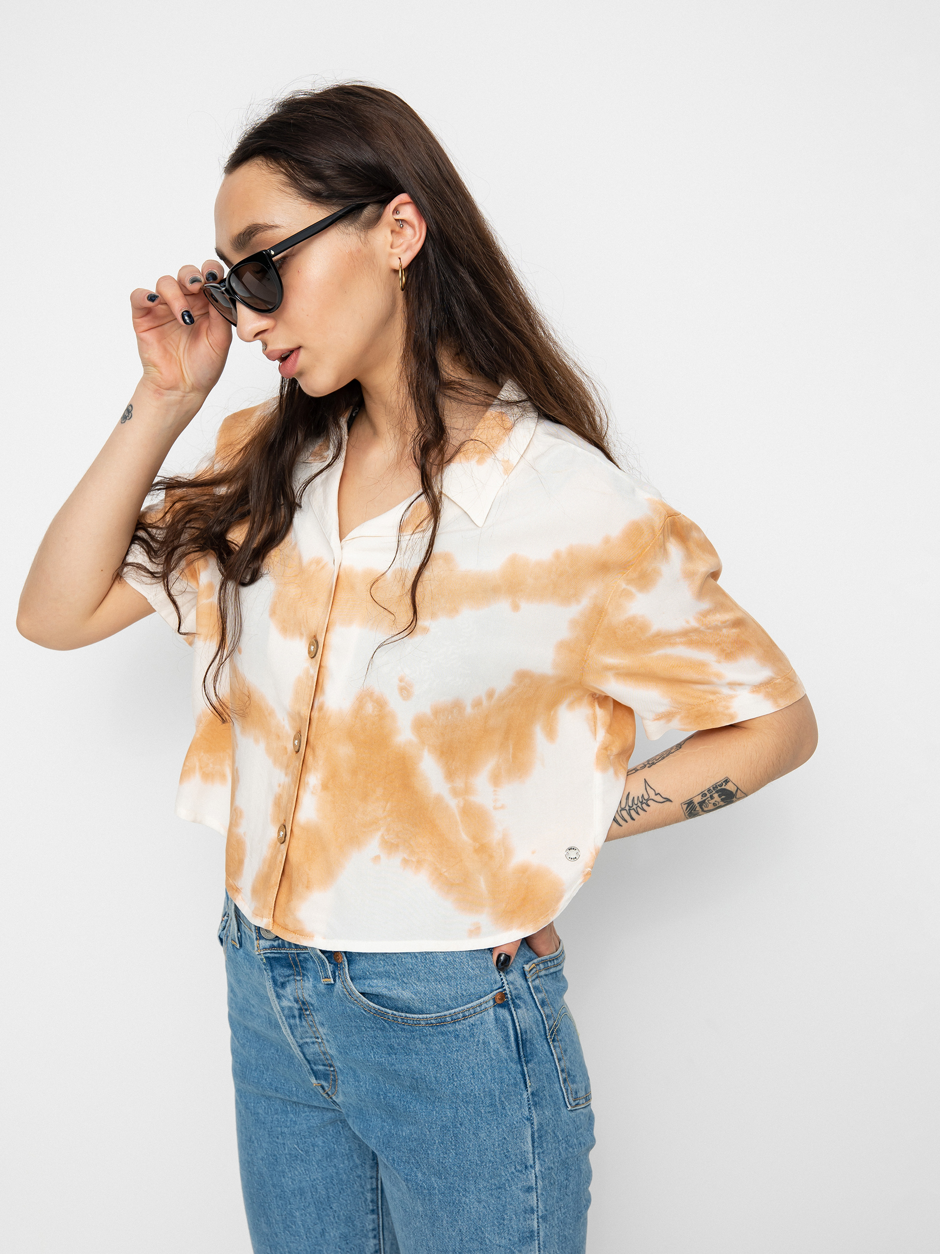 Košile Roxy Paper Day Tie Dye Wmn (toast on mars)