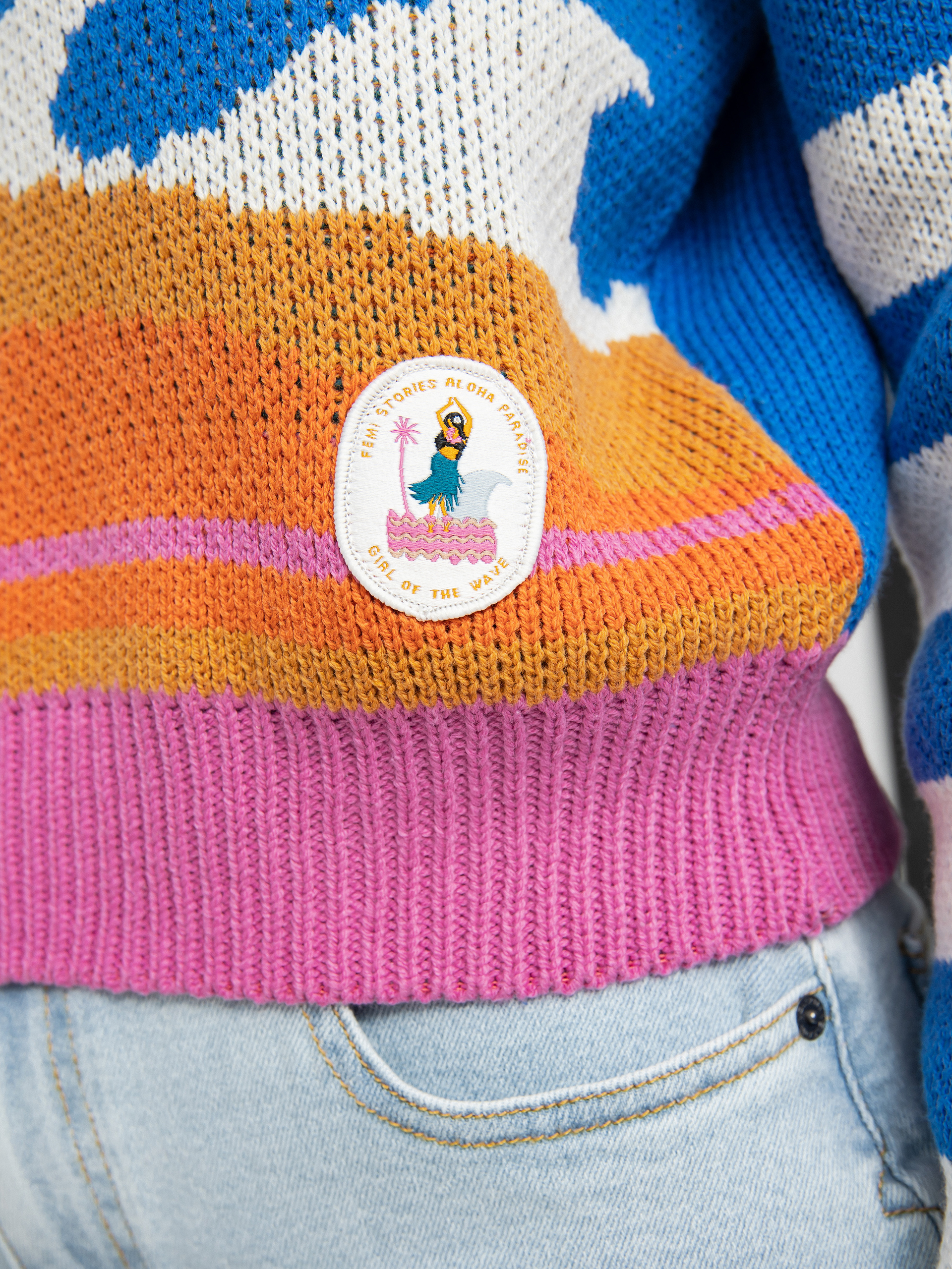 Svetr Femi Stories Pilo Wmn (blu)