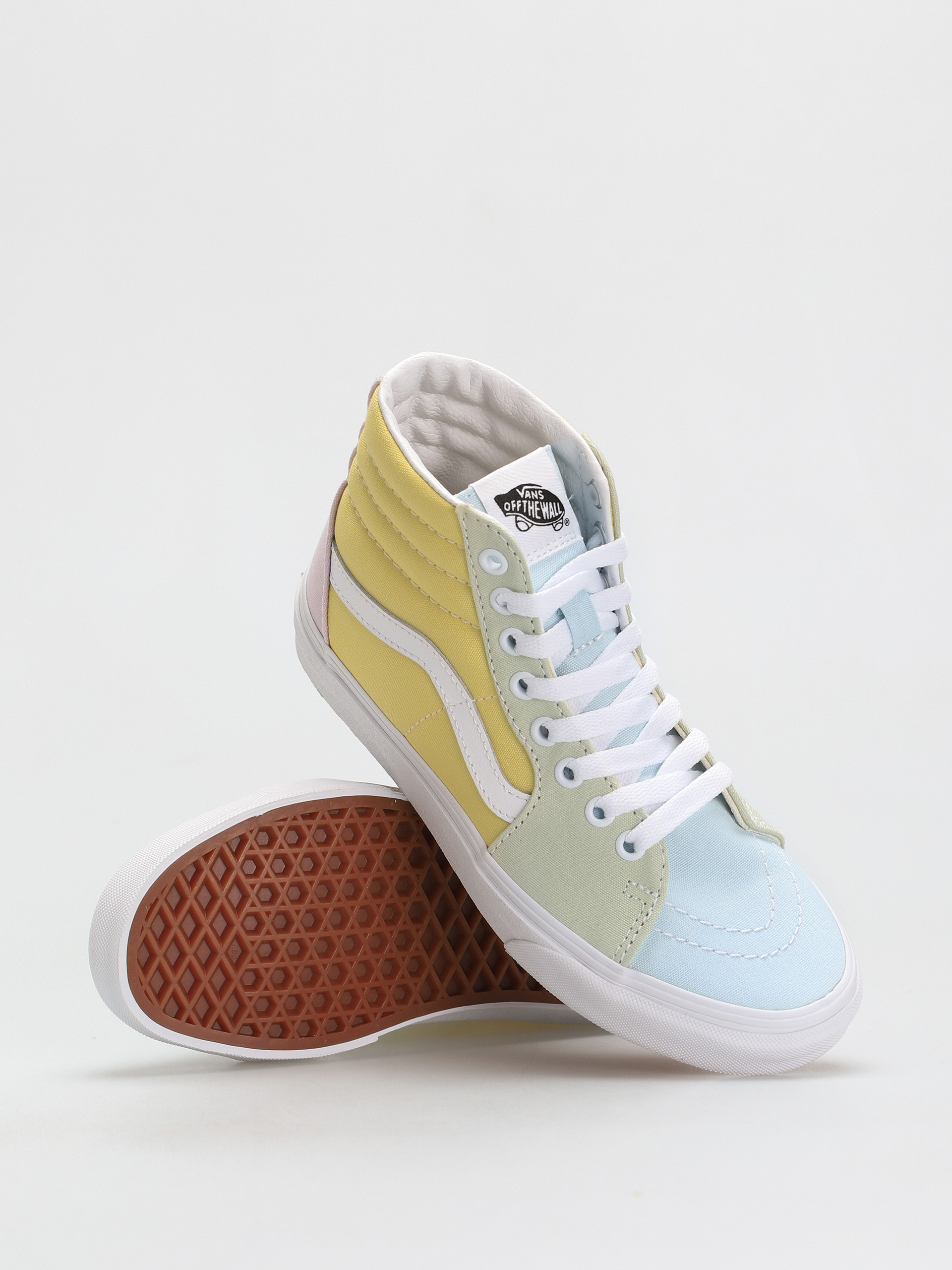 Boty Vans Sk8 Hi (pastel block/multi/true white)