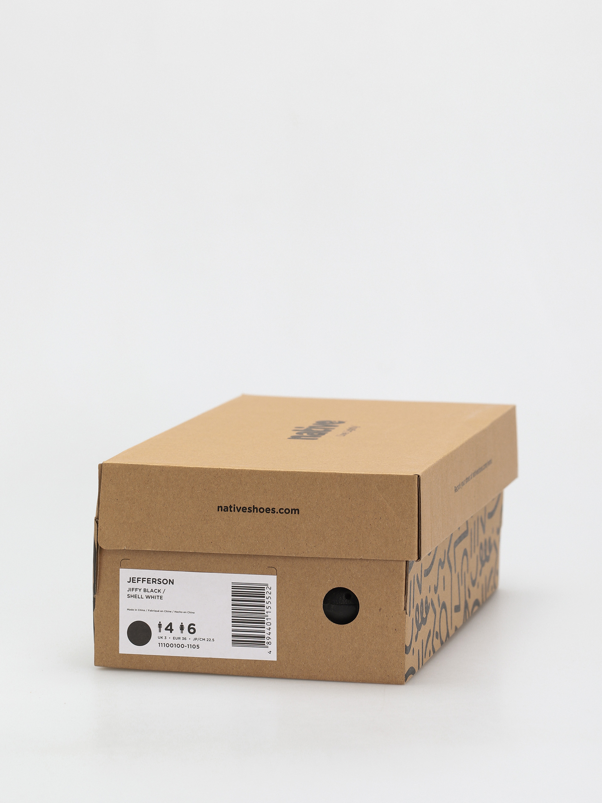 Boty Native Jefferson (jiffy black/shell white)