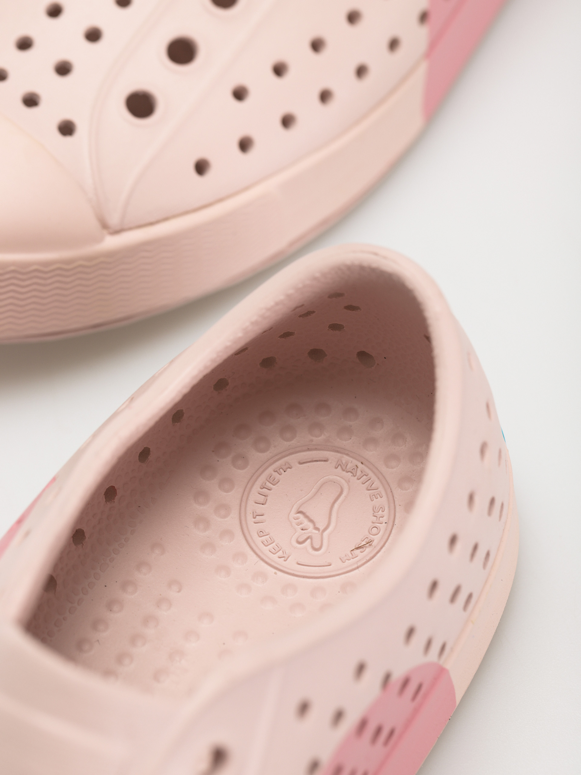 Boty Native Jefferson Block (dust pink/dust pink/rose circle)