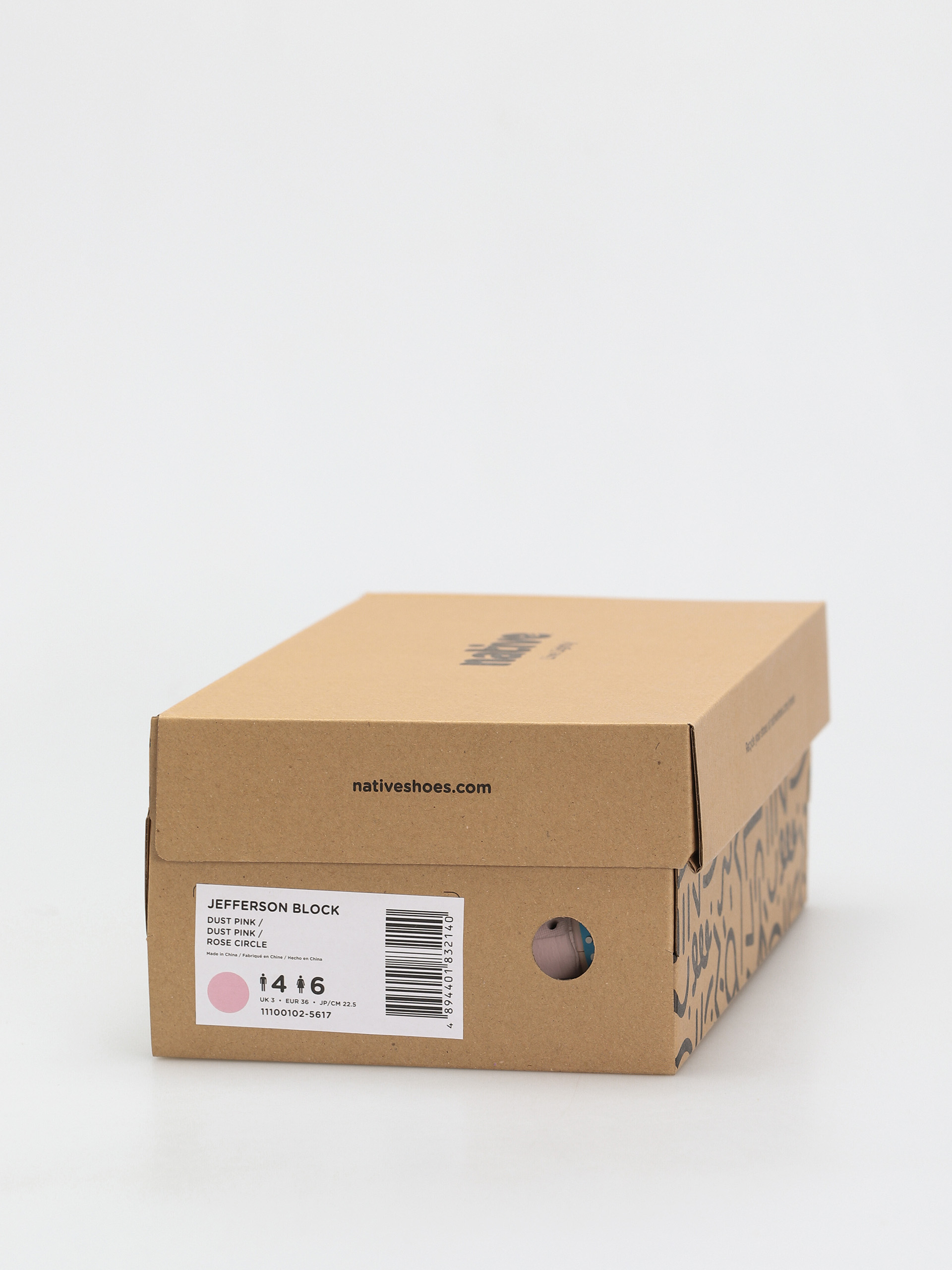 Boty Native Jefferson Block (dust pink/dust pink/rose circle)