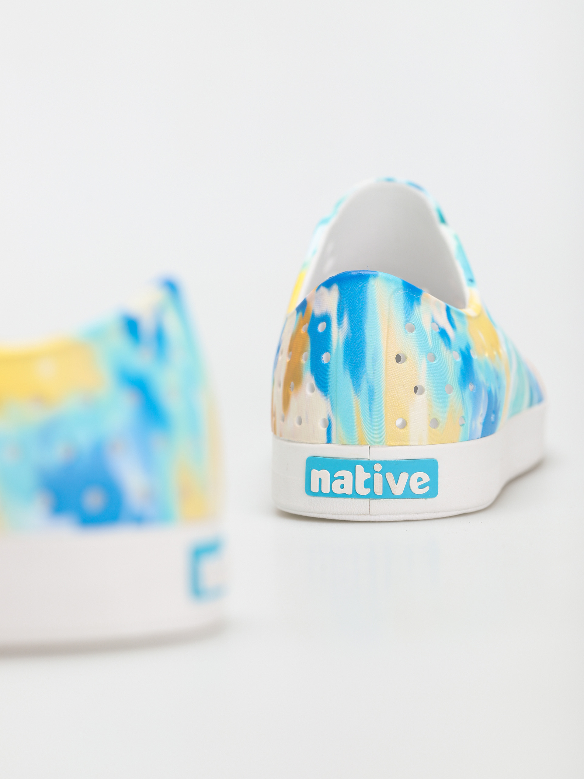Boty Native Jefferson Print (shell white/shell white/orange tie dye)