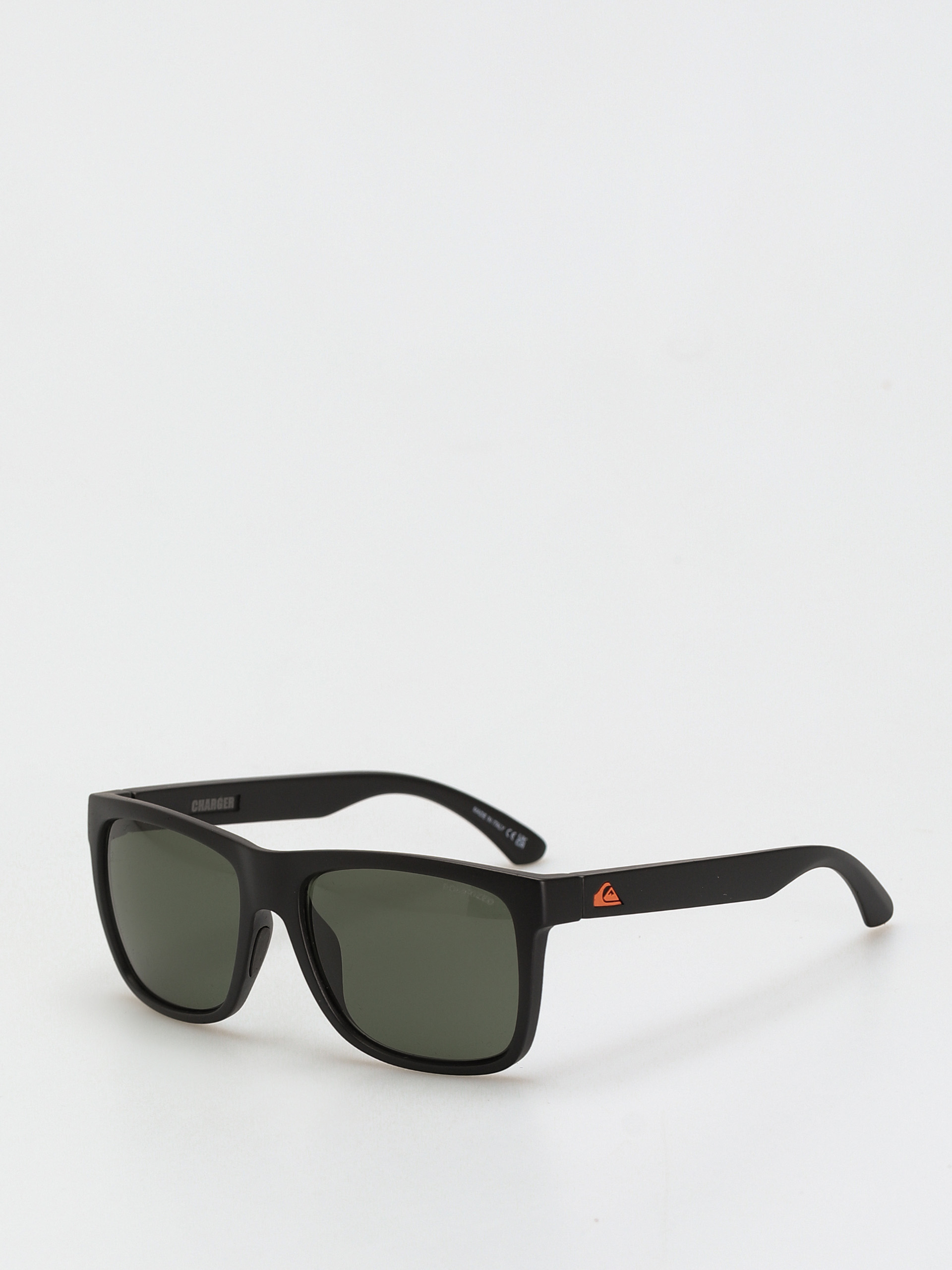 Sluneční brýle Quiksilver Charger Polarized Floatable (matte black/green polarized)