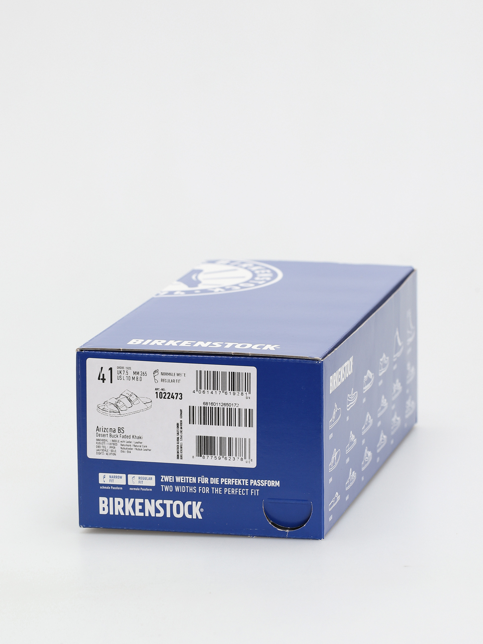 Plážovky Birkenstock Arizona Regular (faded khaki nubuck leather)