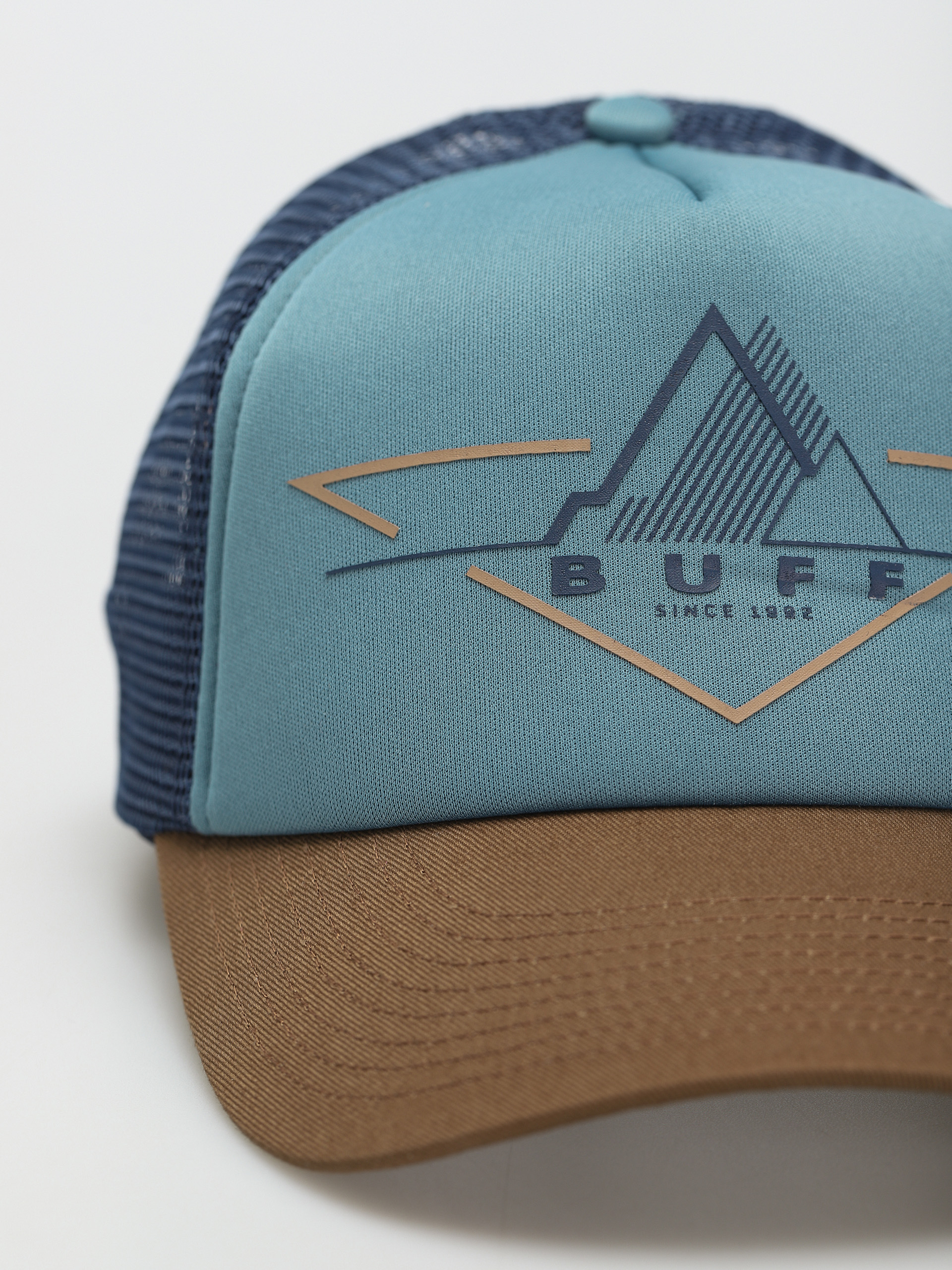 Kšiltovka  Buff Brak Trucker (stone/blue)