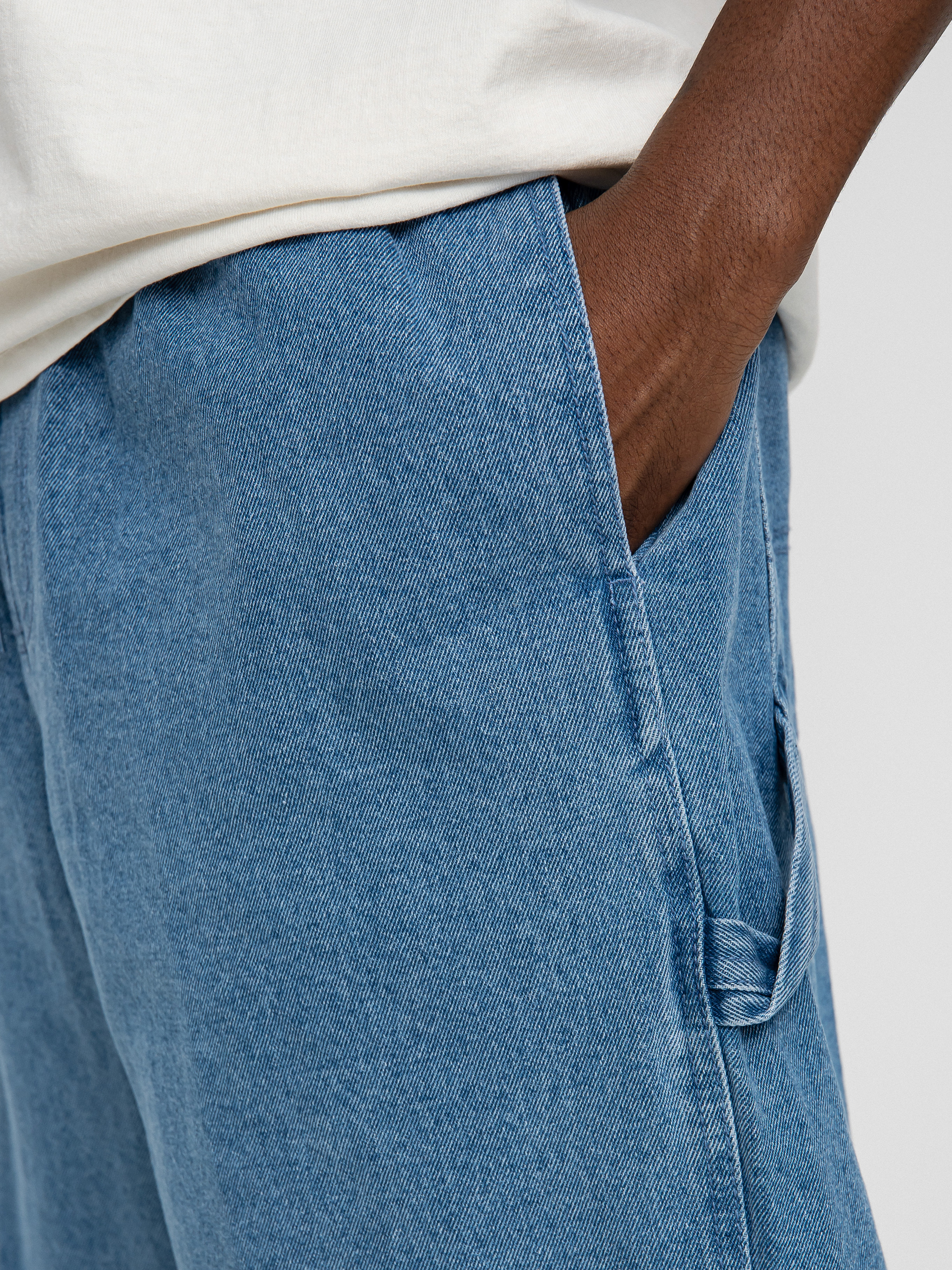 Kraťasy OBEY Easy Denim Carpenter (light indigo)