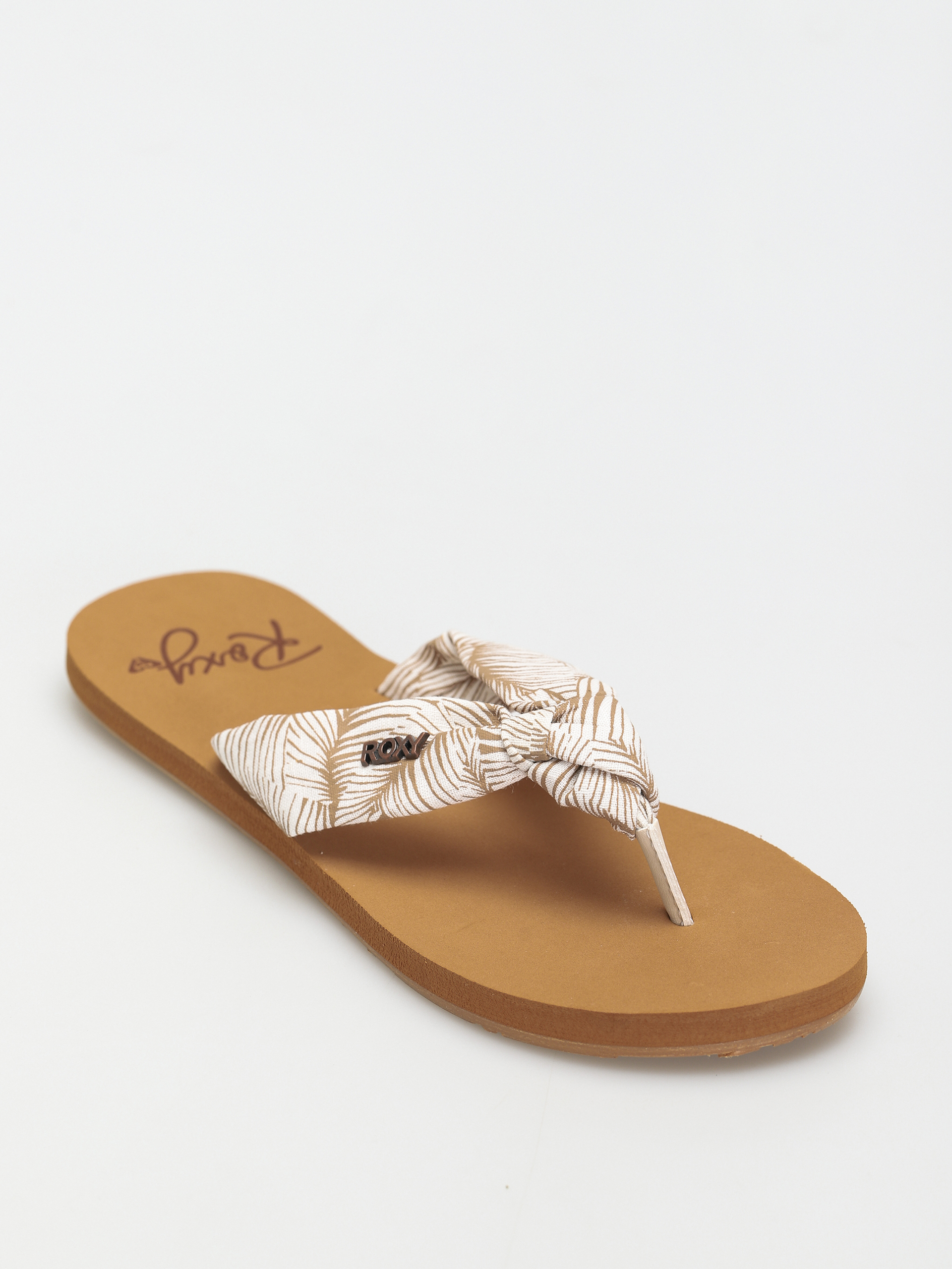 Plážovky Roxy Paia IV Wmn (beige/white)