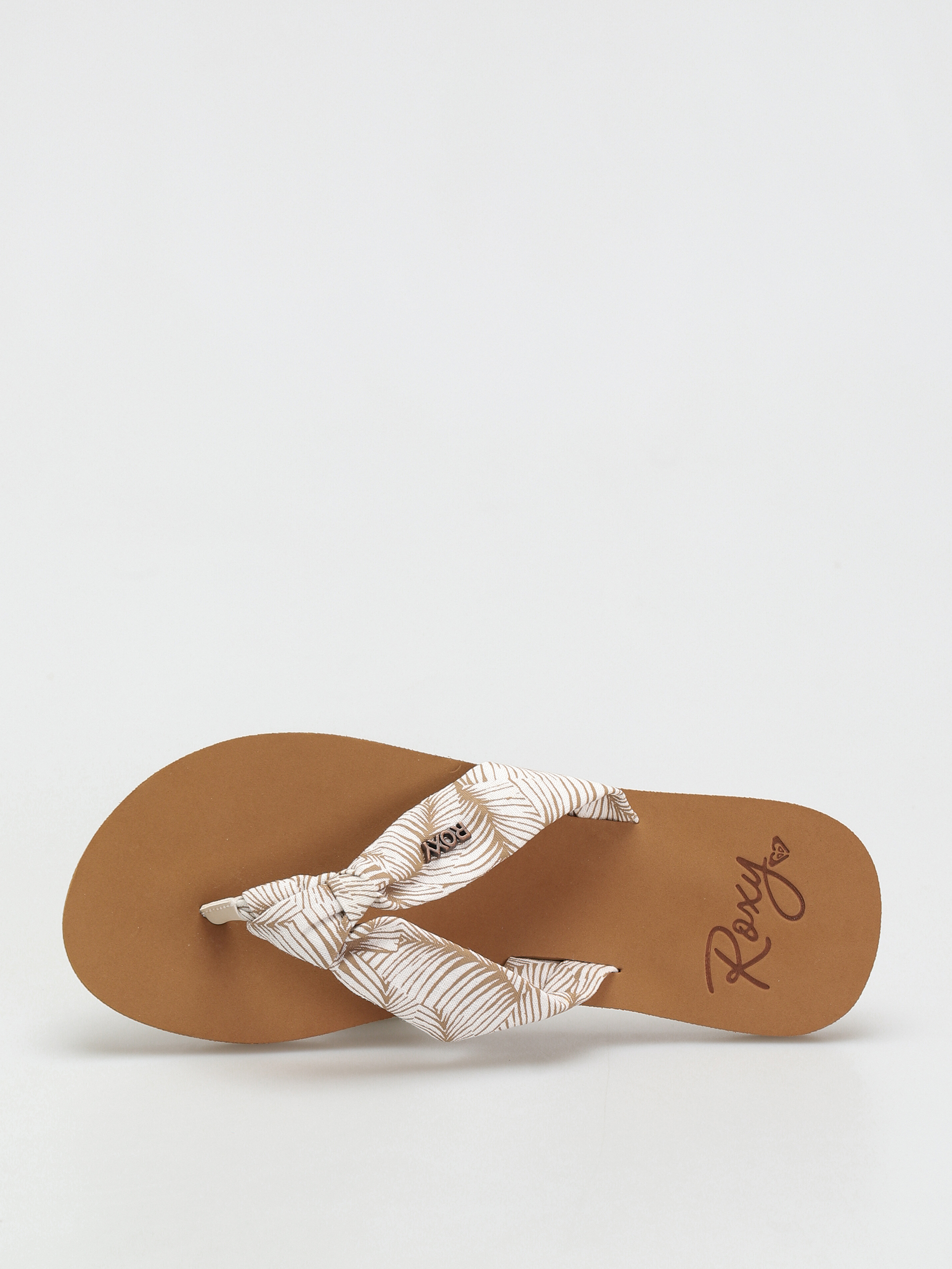 Plážovky Roxy Paia IV Wmn (beige/white)