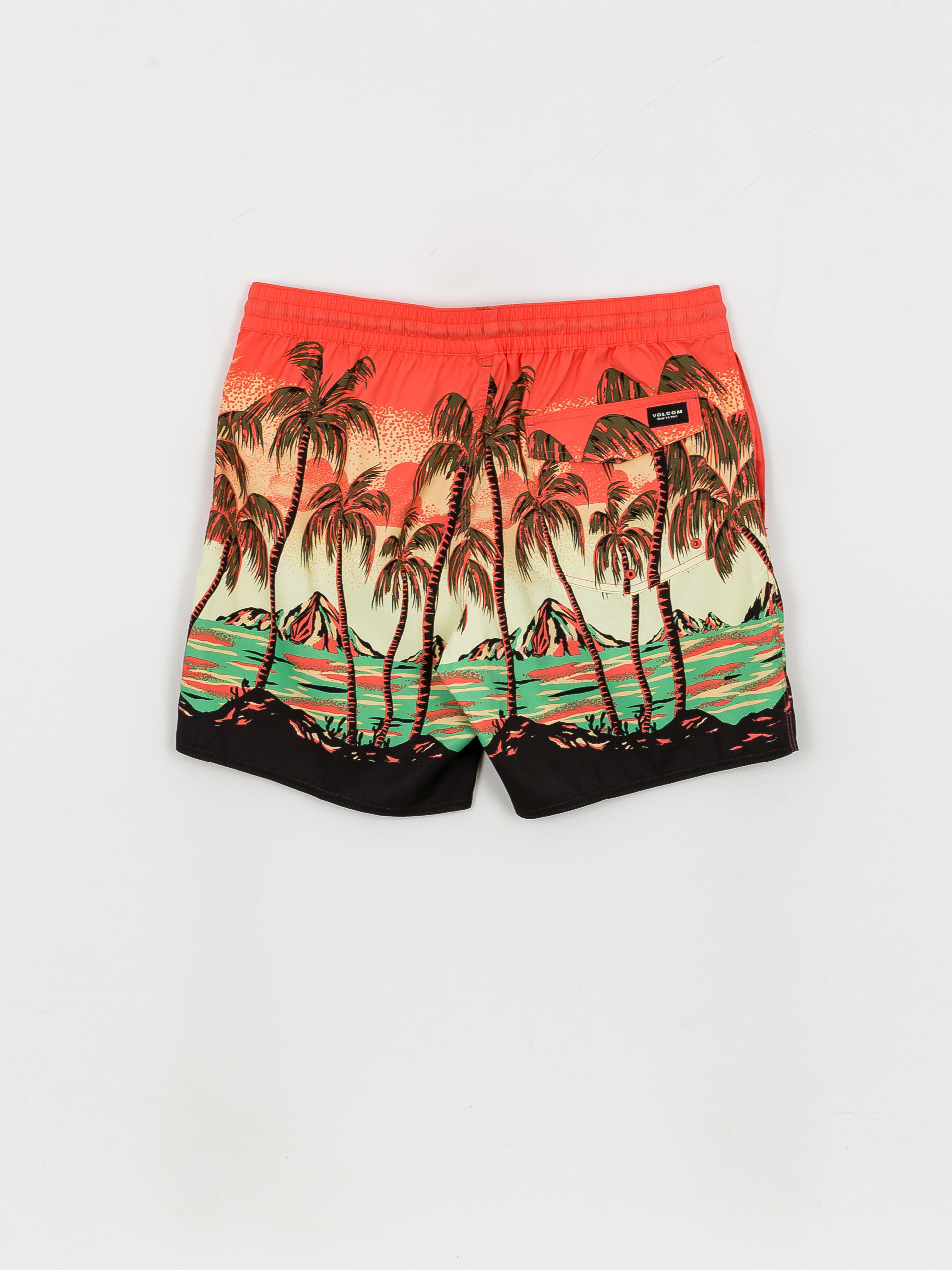 Plážové kraťasy Volcom Novelty Trunk 17 (living coral)