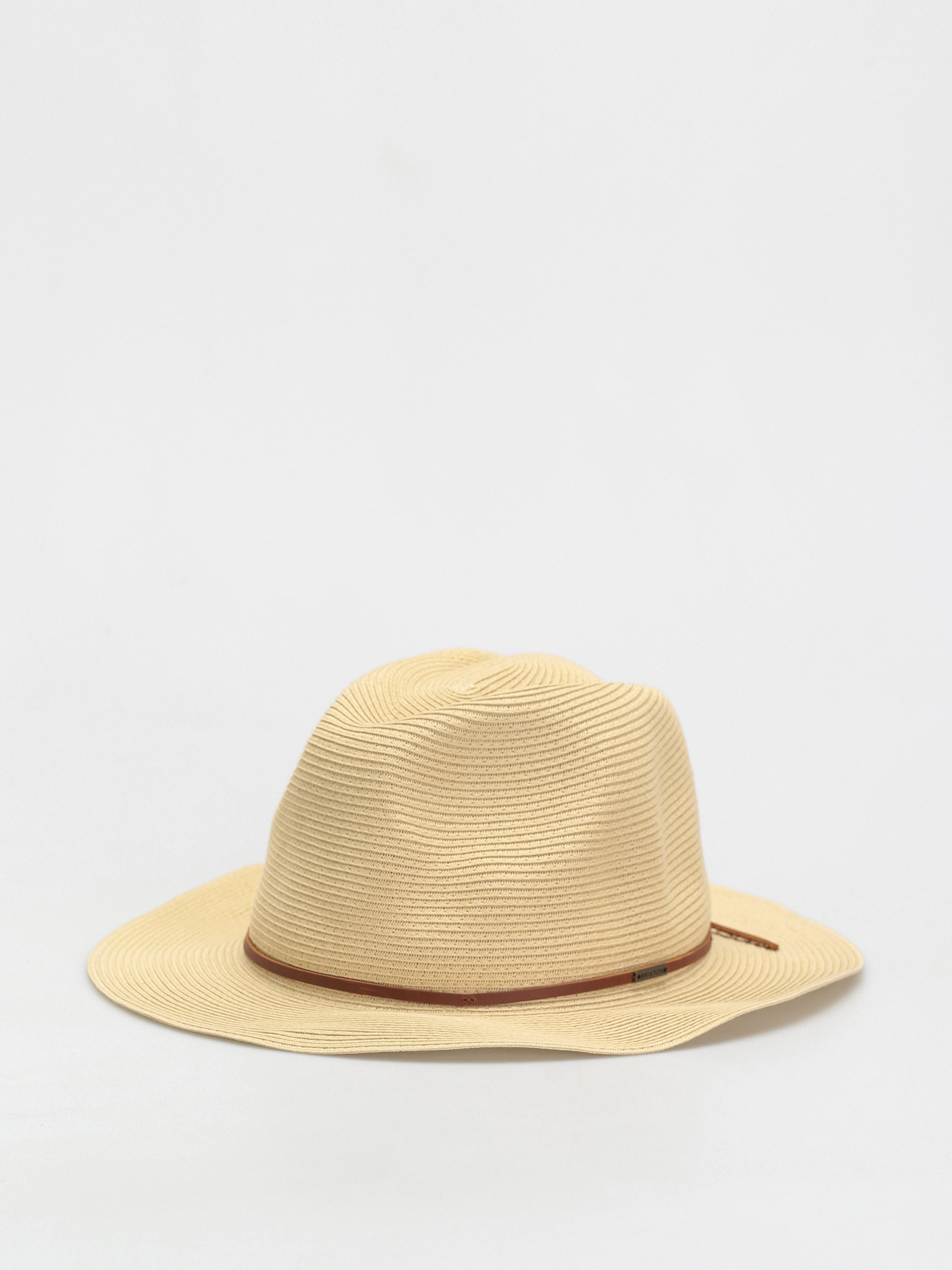 Klobouk Brixton Wesley Straw Packable Fedora (tan)