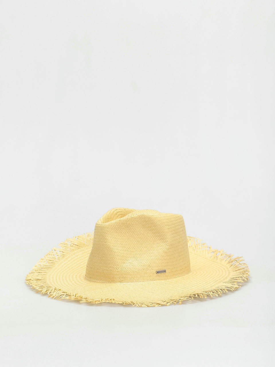 Klobouk Brixton Jo Straw Frayed Fedora (honey)