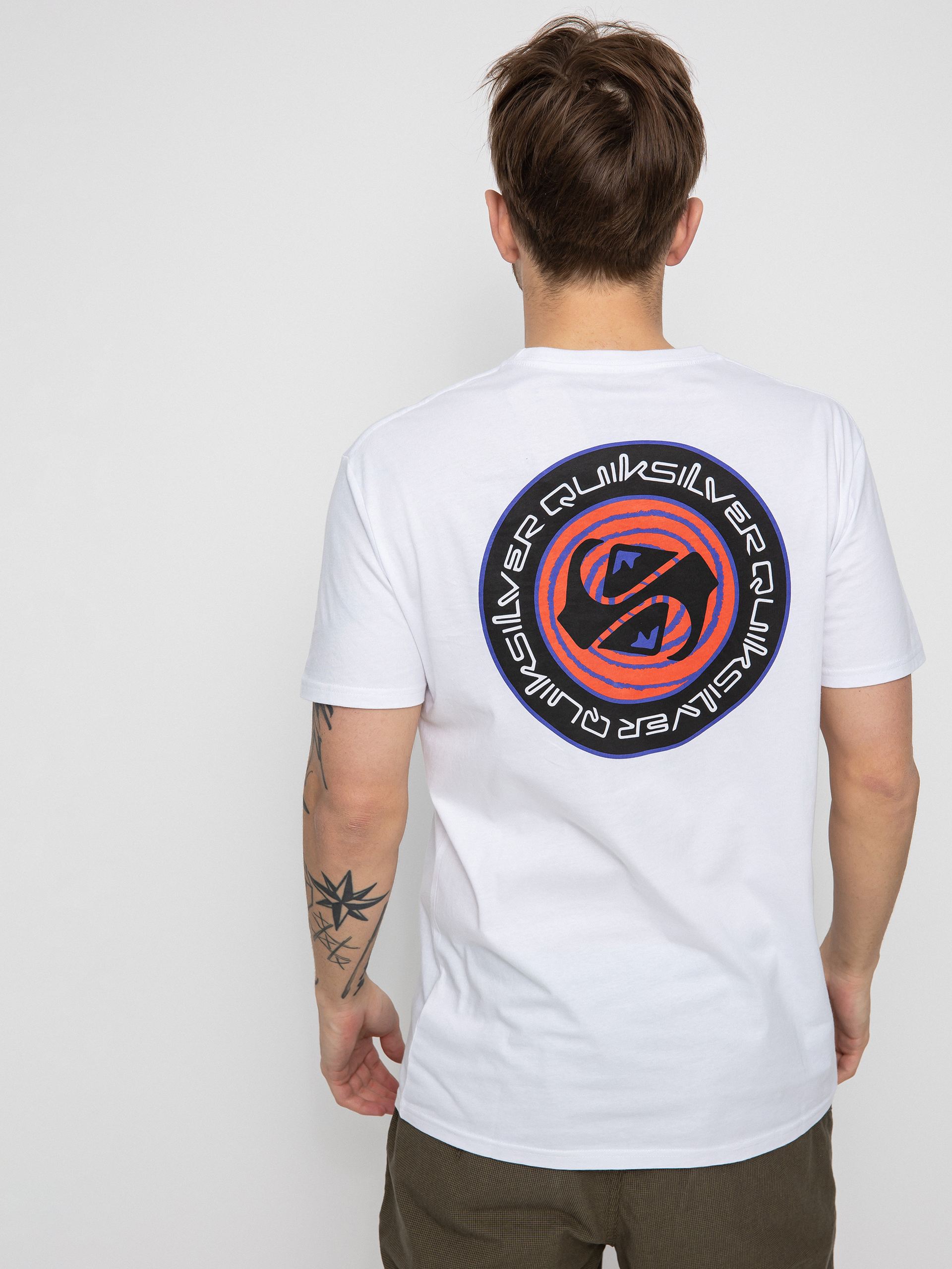 Tričko Quiksilver Circle Game (white)