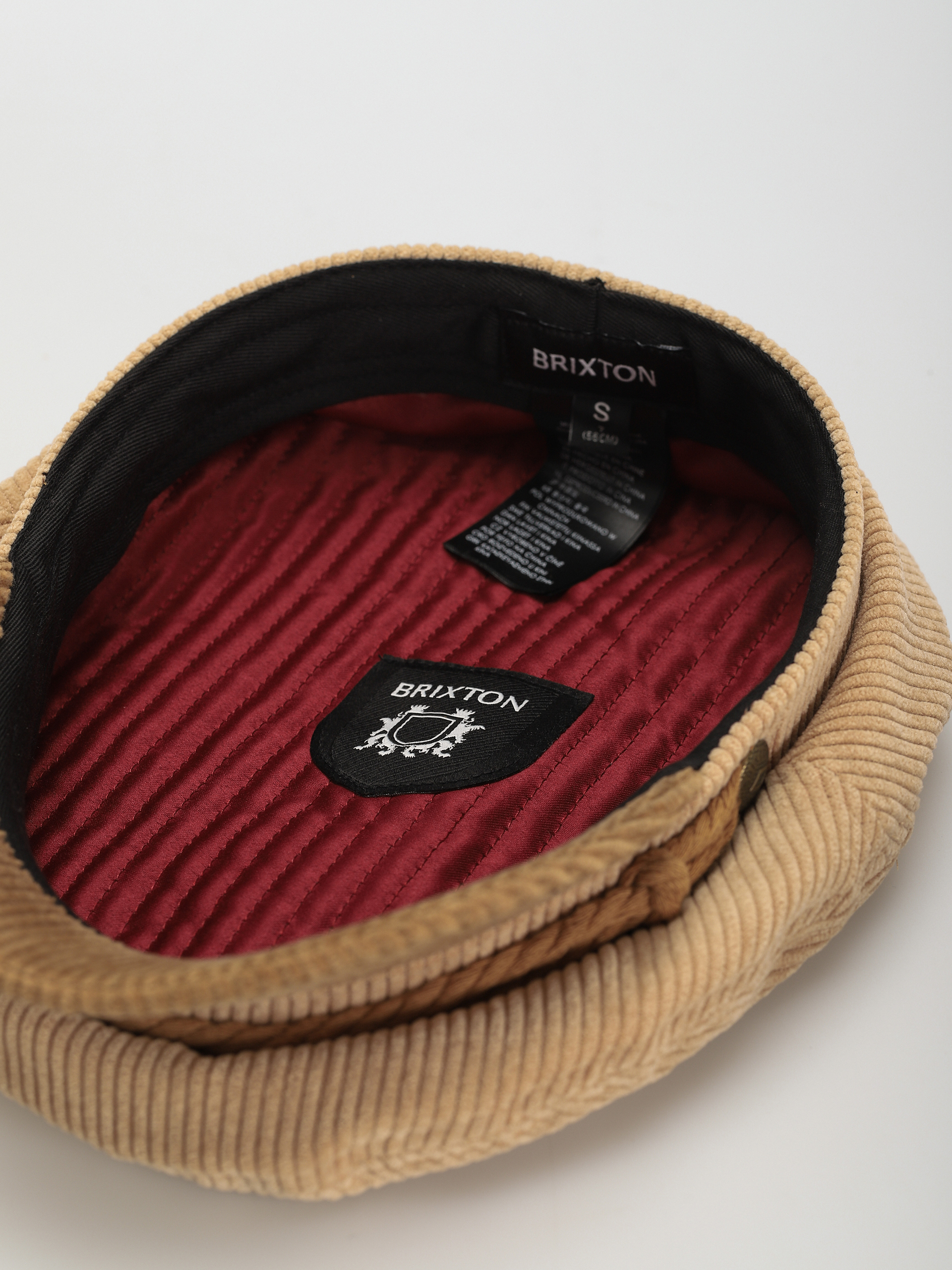 Klobouk s kšiltem Brixton Fiddler Cap (mojave/medal bronze)