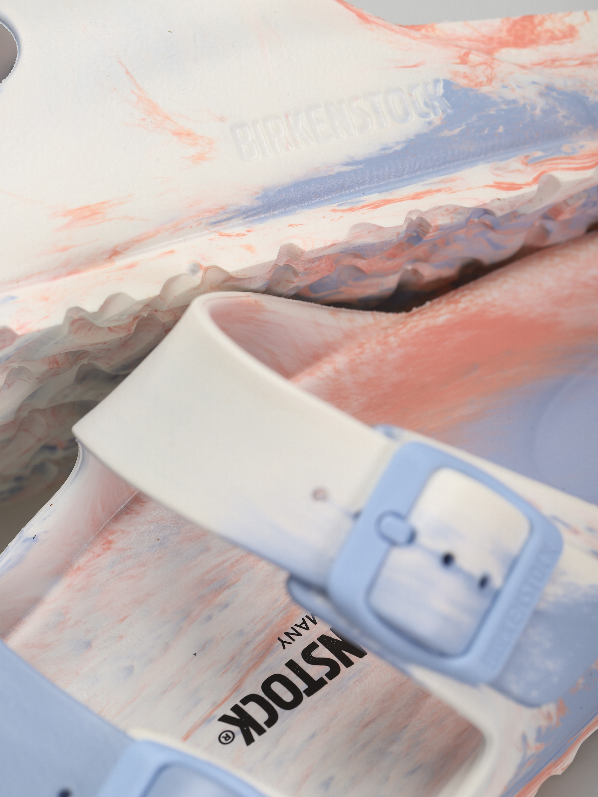 Plážovky Birkenstock Arizona Eva Narrow Wmn (coral peach multi)