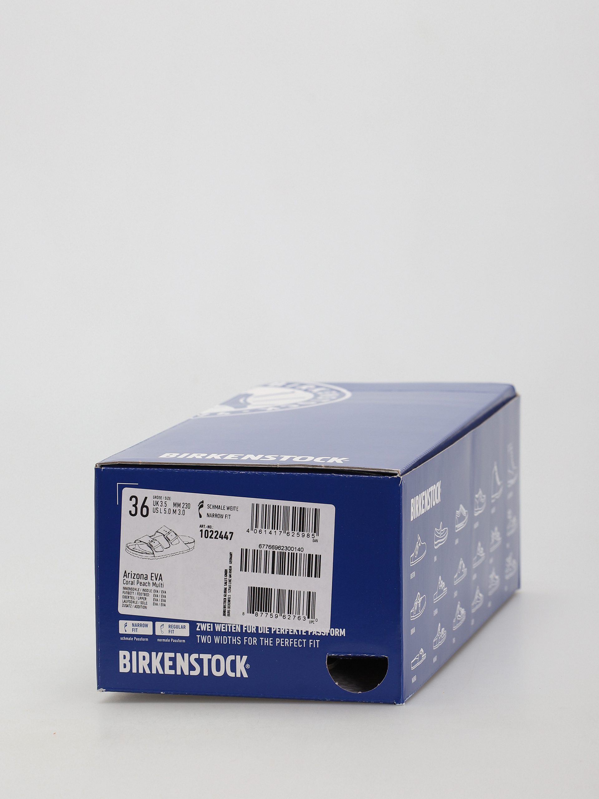 Plážovky Birkenstock Arizona Eva Narrow Wmn (coral peach multi)