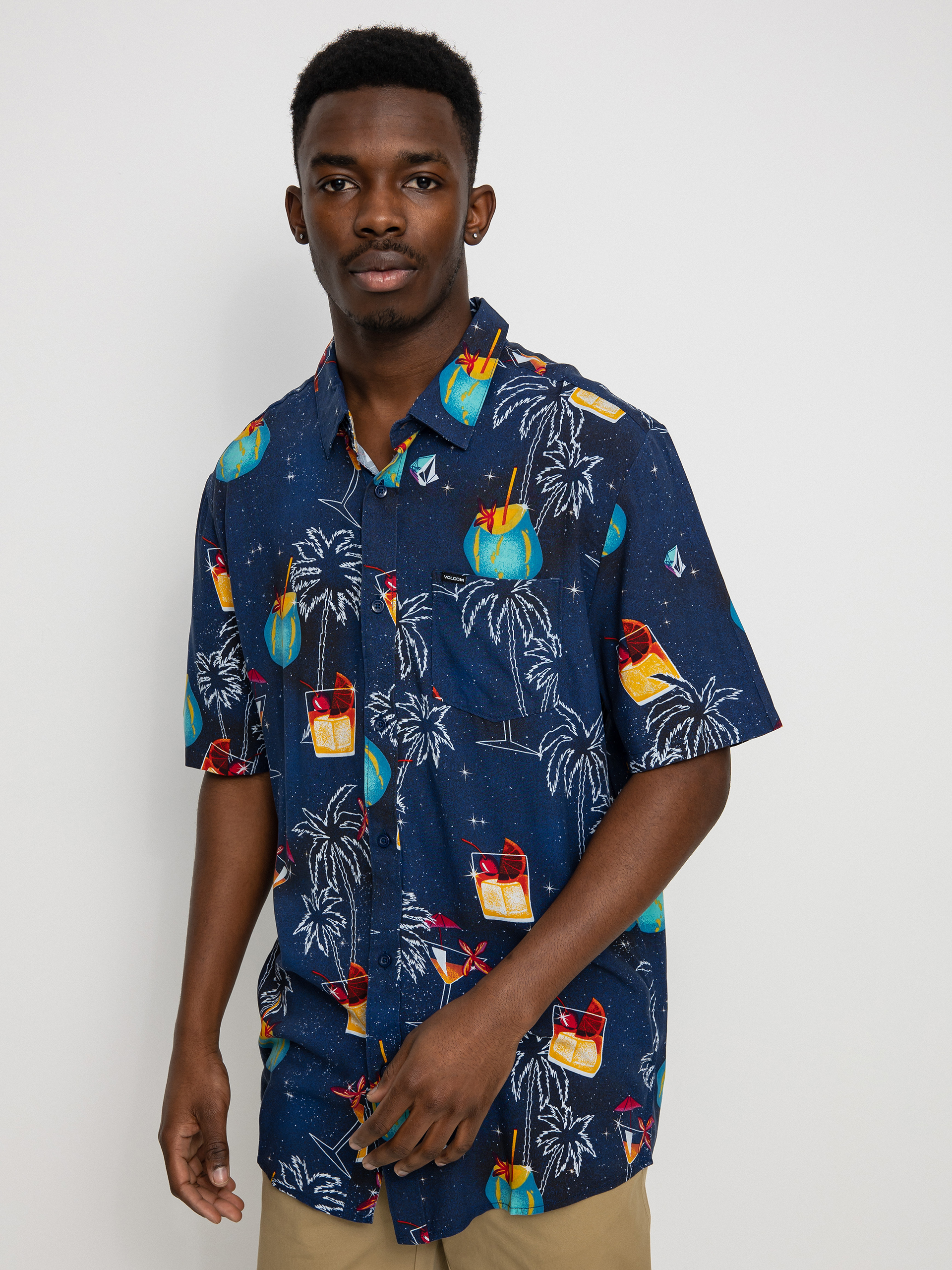 Košile Volcom Cosmic Vaca (blueprint)