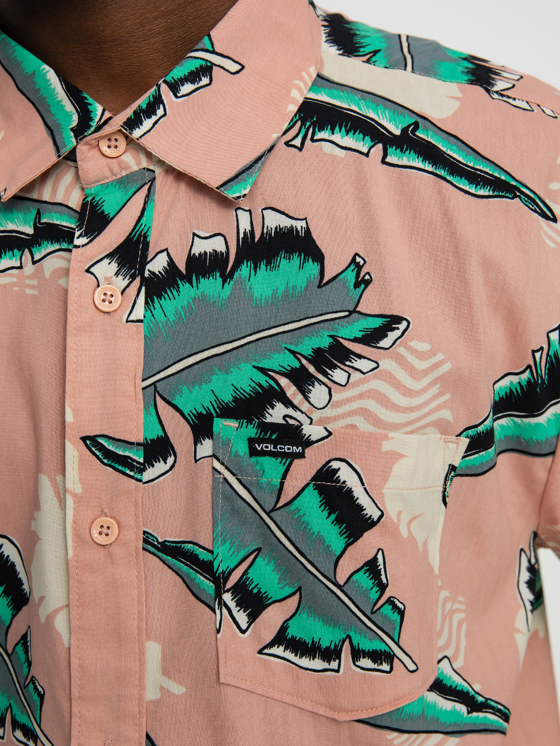 Košile Volcom Detoonator (misty rose)