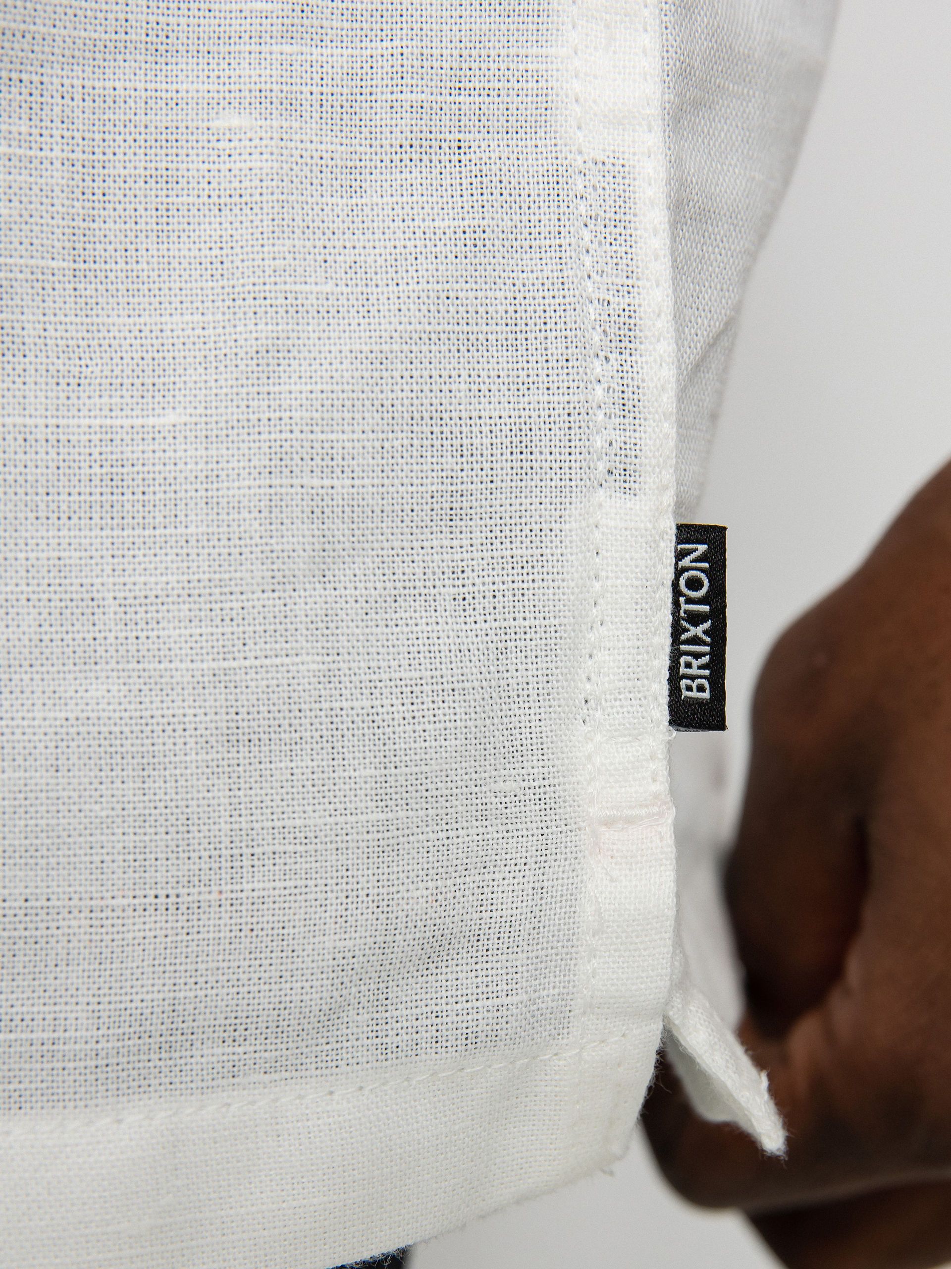 Košile Brixton Bunker (off white)