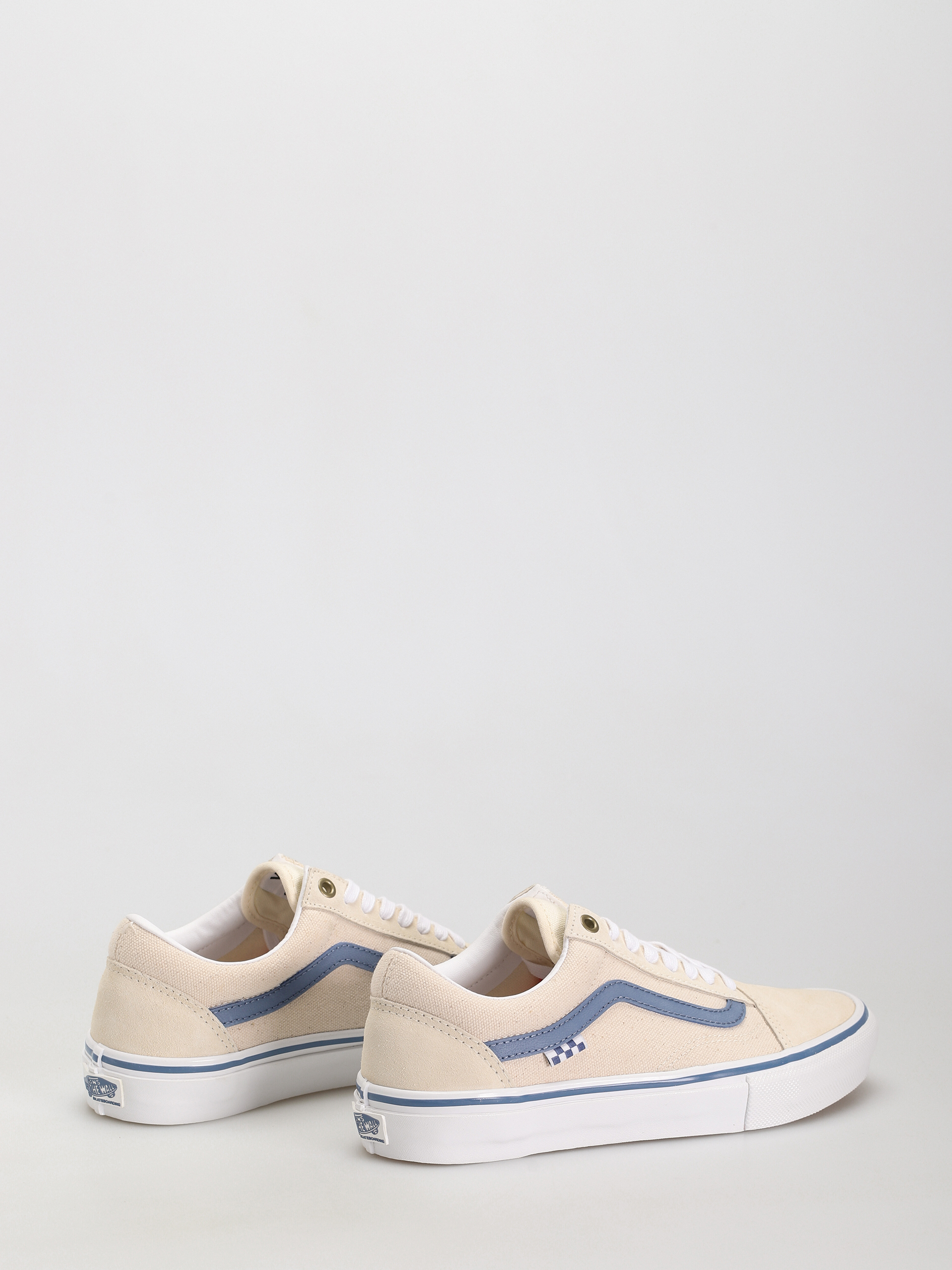 Boty Vans Skate Old Skool (raw canvas/classic white)