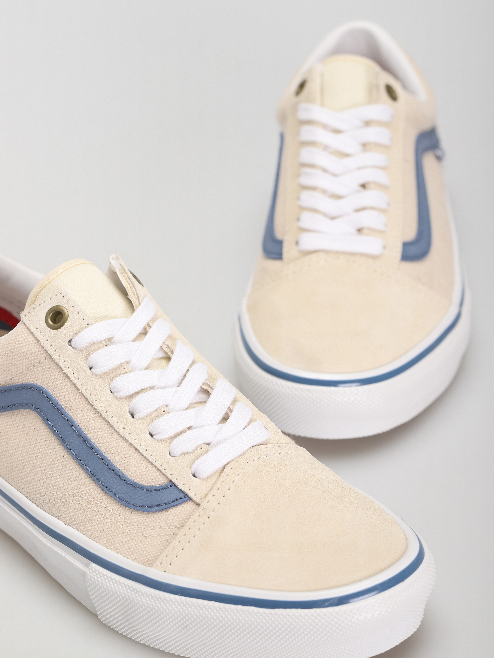 Boty Vans Skate Old Skool (raw canvas/classic white)