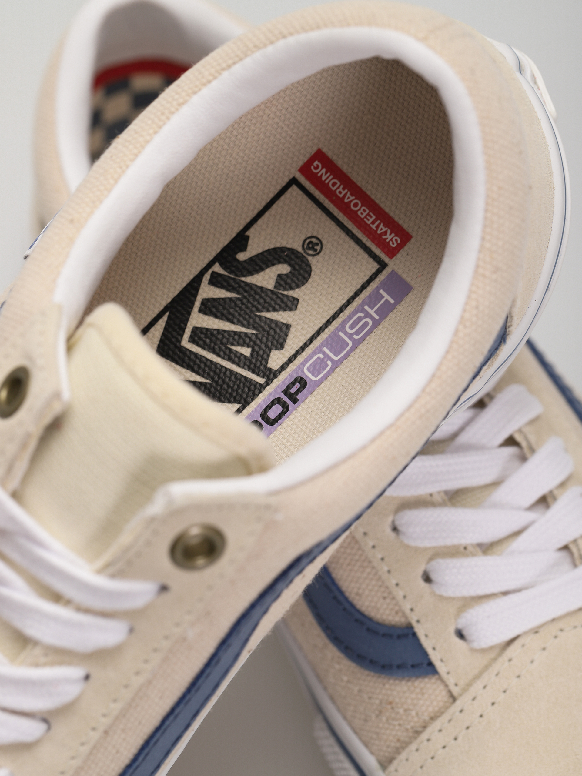 Boty Vans Skate Old Skool (raw canvas/classic white)