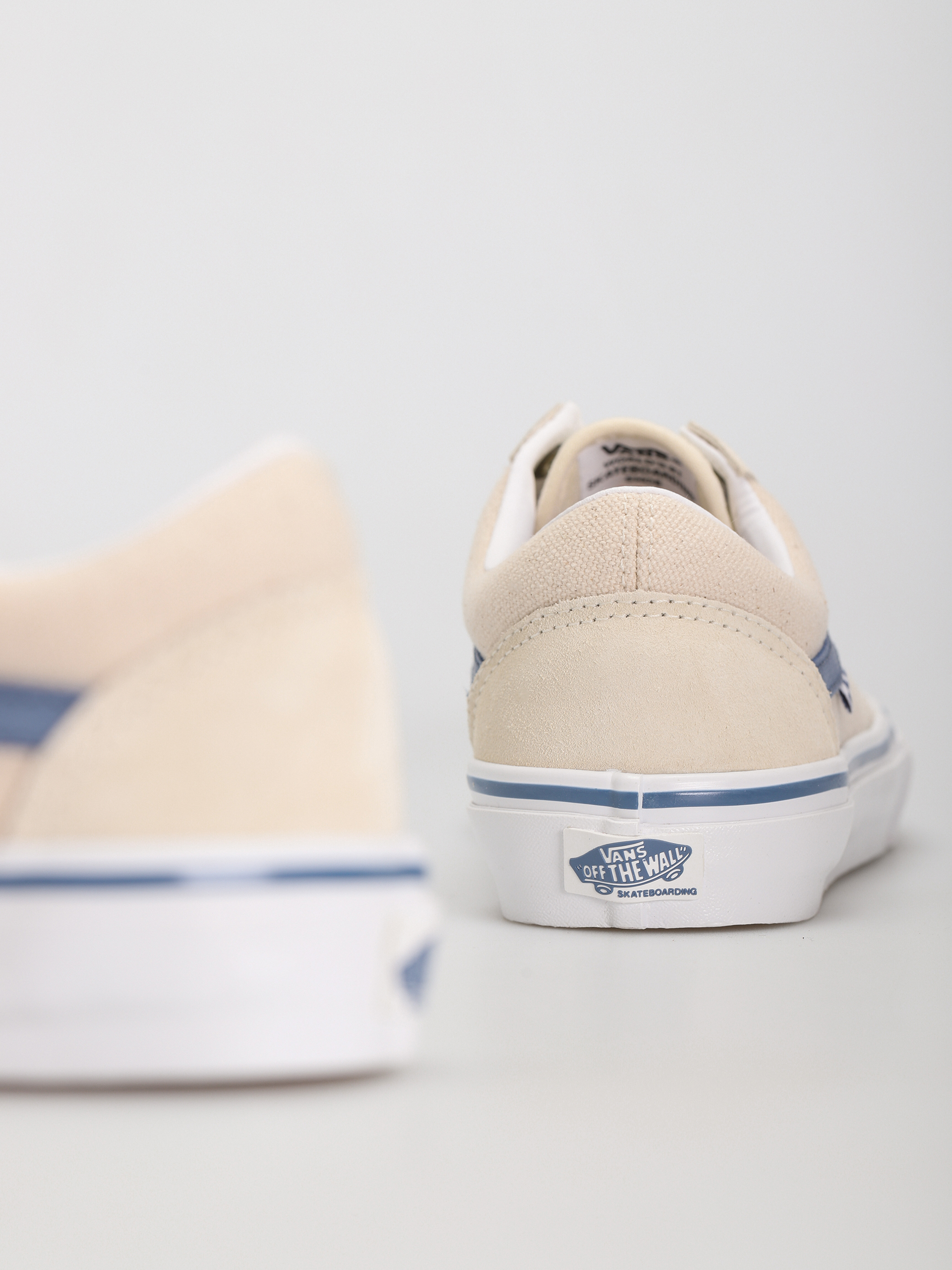 Boty Vans Skate Old Skool (raw canvas/classic white)