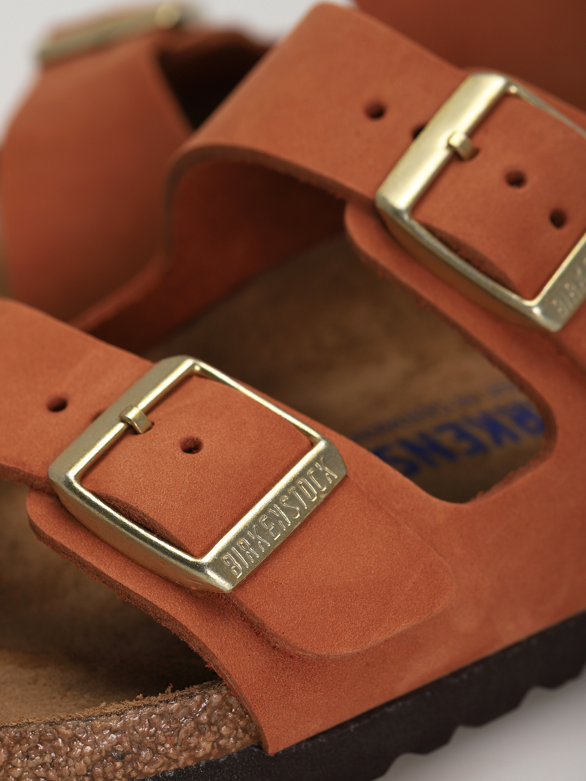 Plážovky Birkenstock Arizona Sfb Narrow Wmn (pecan nubuck leather)