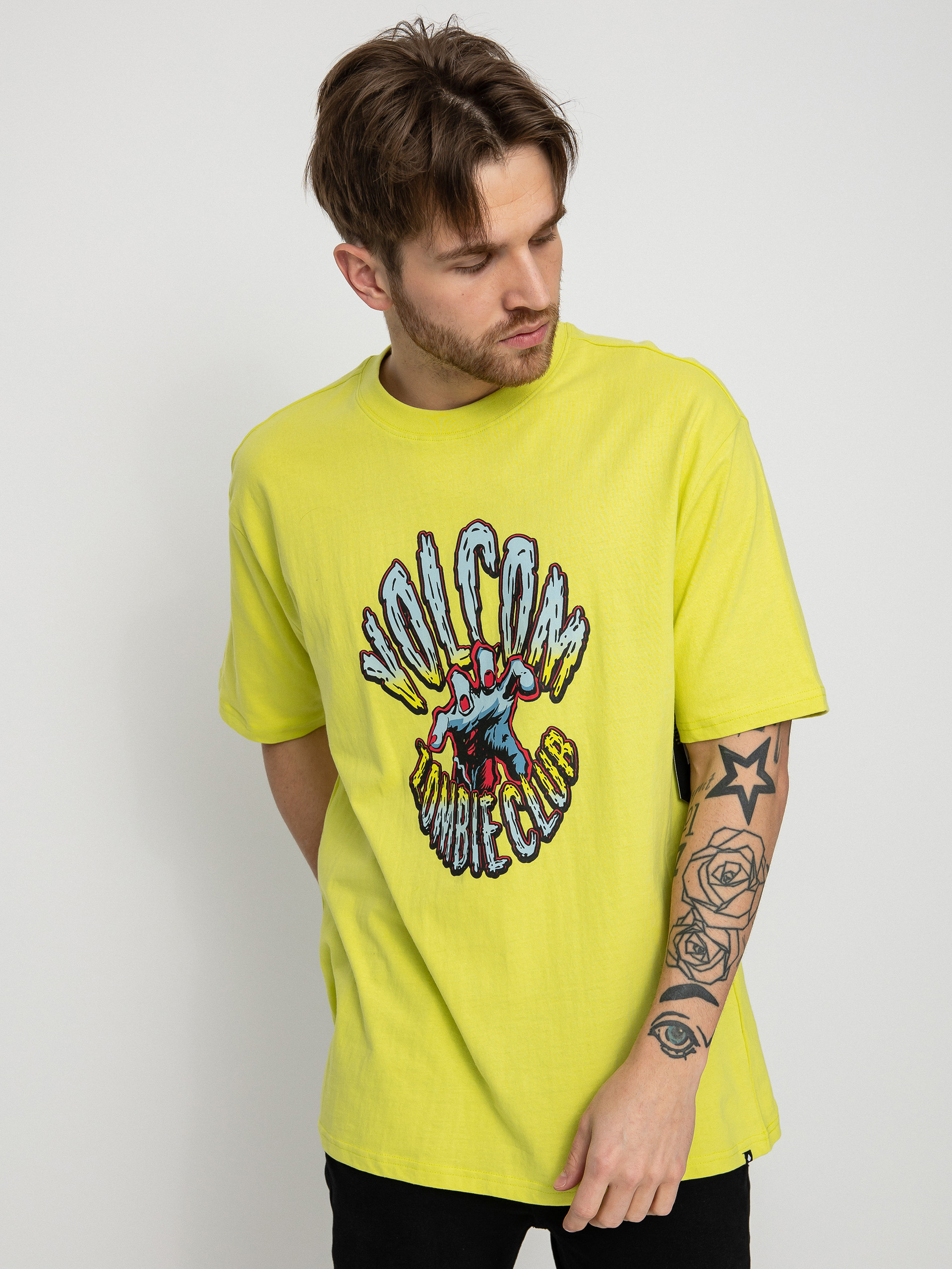 Tričko Volcom V Zombie Hands (limeade)